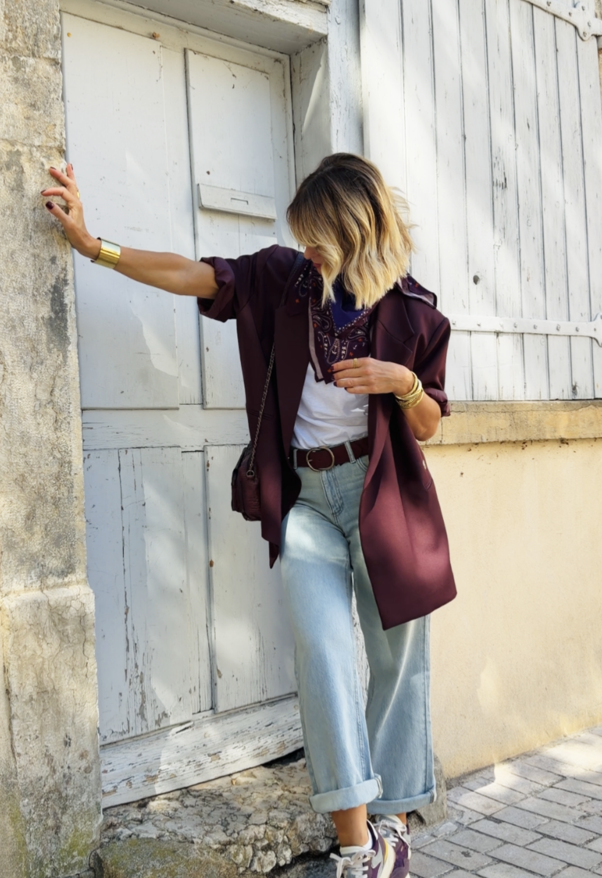 Veste EDITH Bordeaux