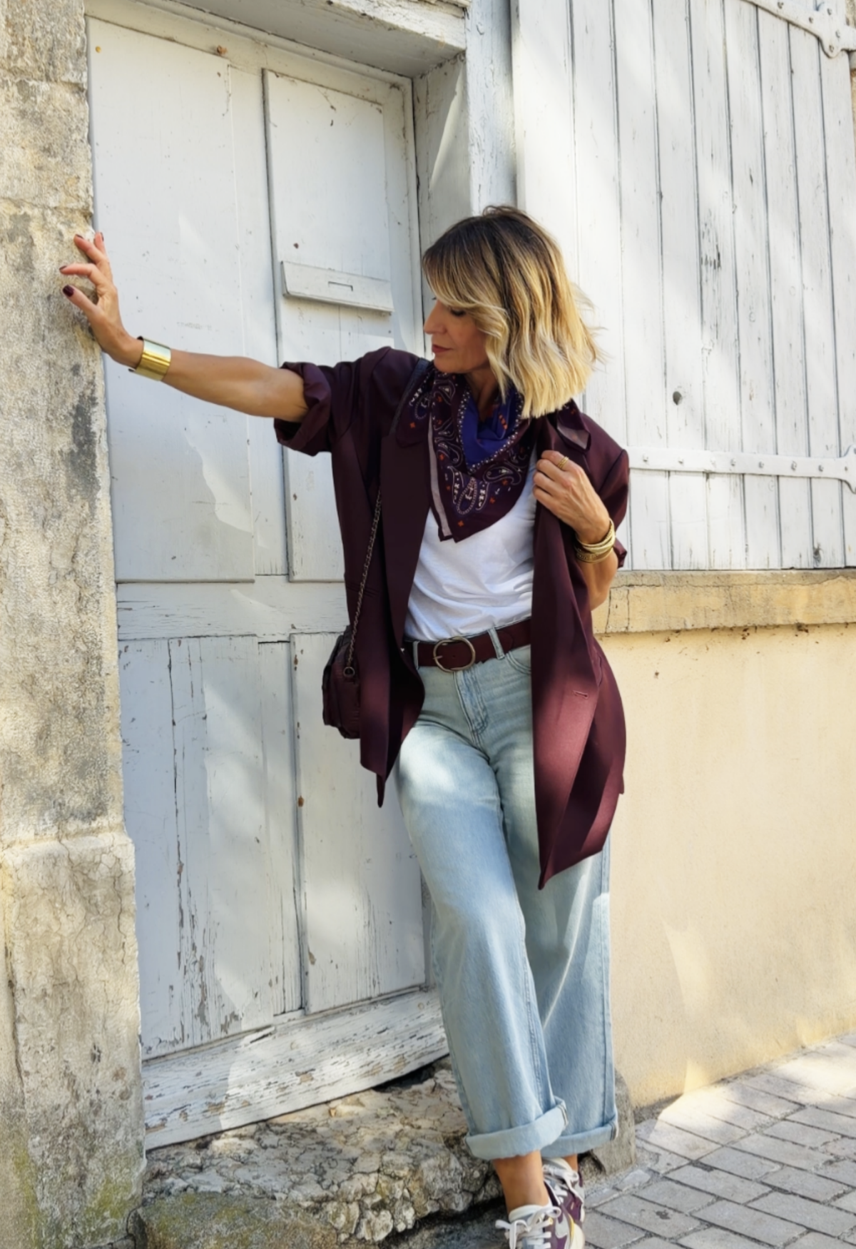 Veste EDITH Bordeaux