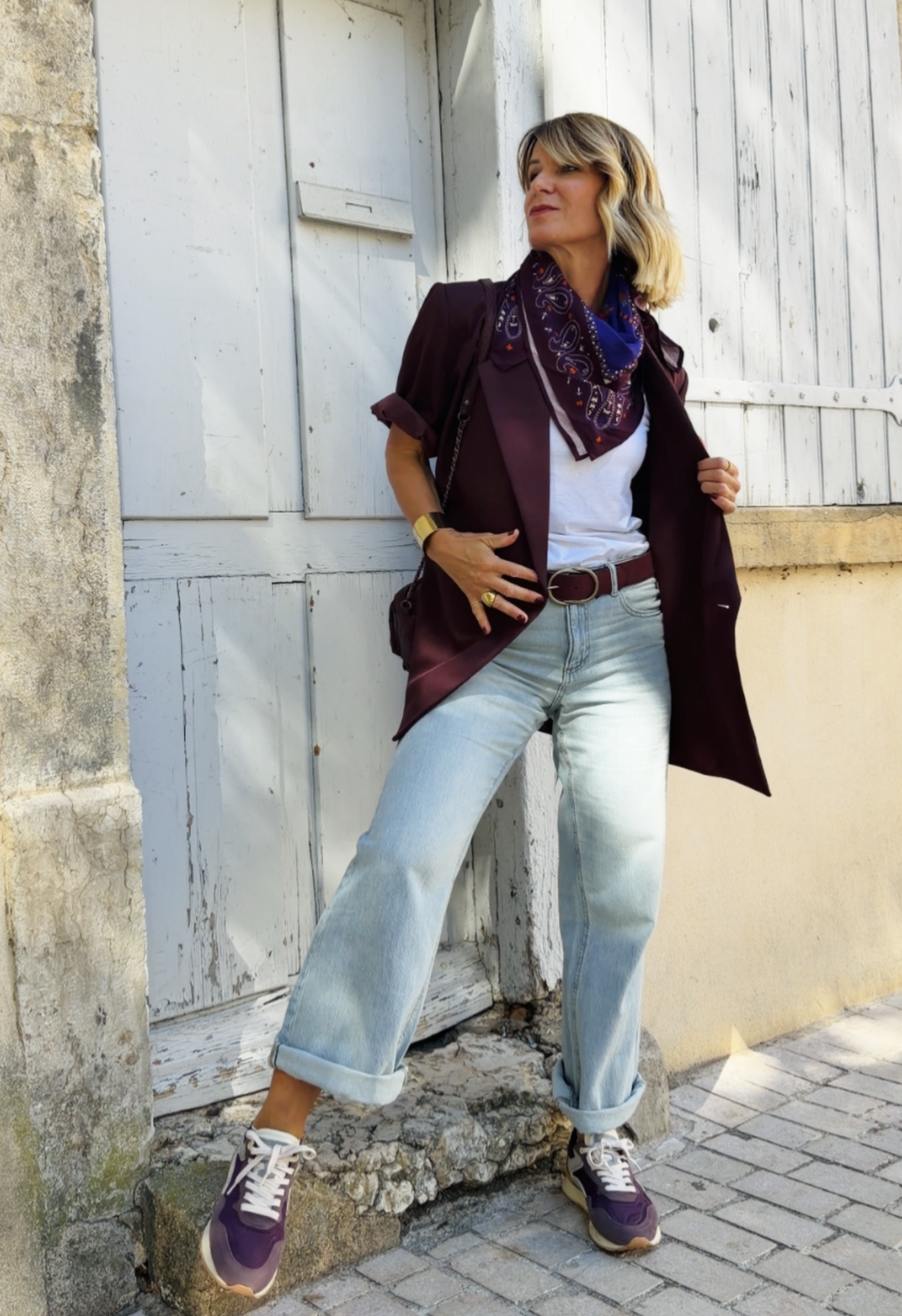 Veste EDITH Bordeaux