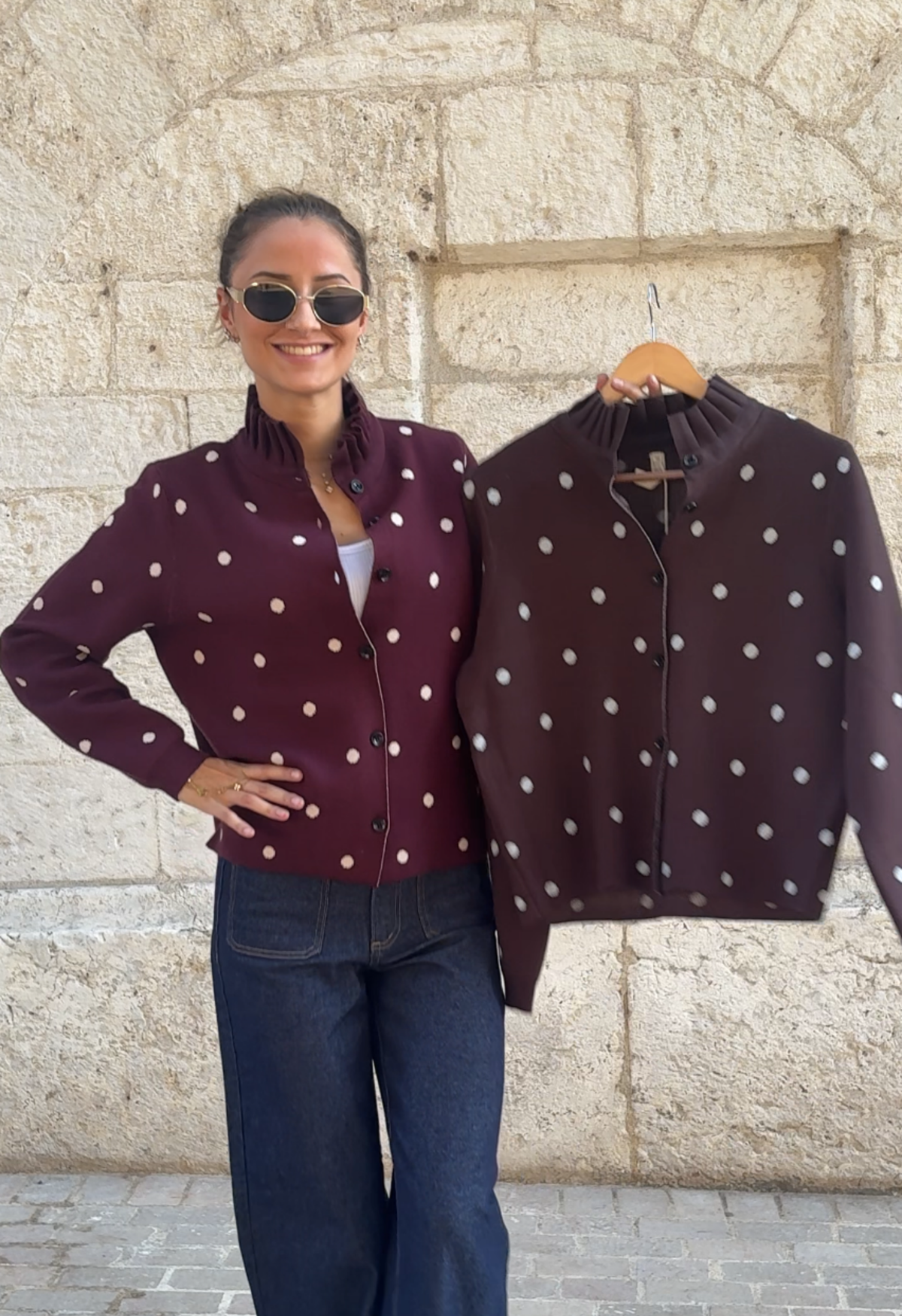 Gilet Octavie Choco
