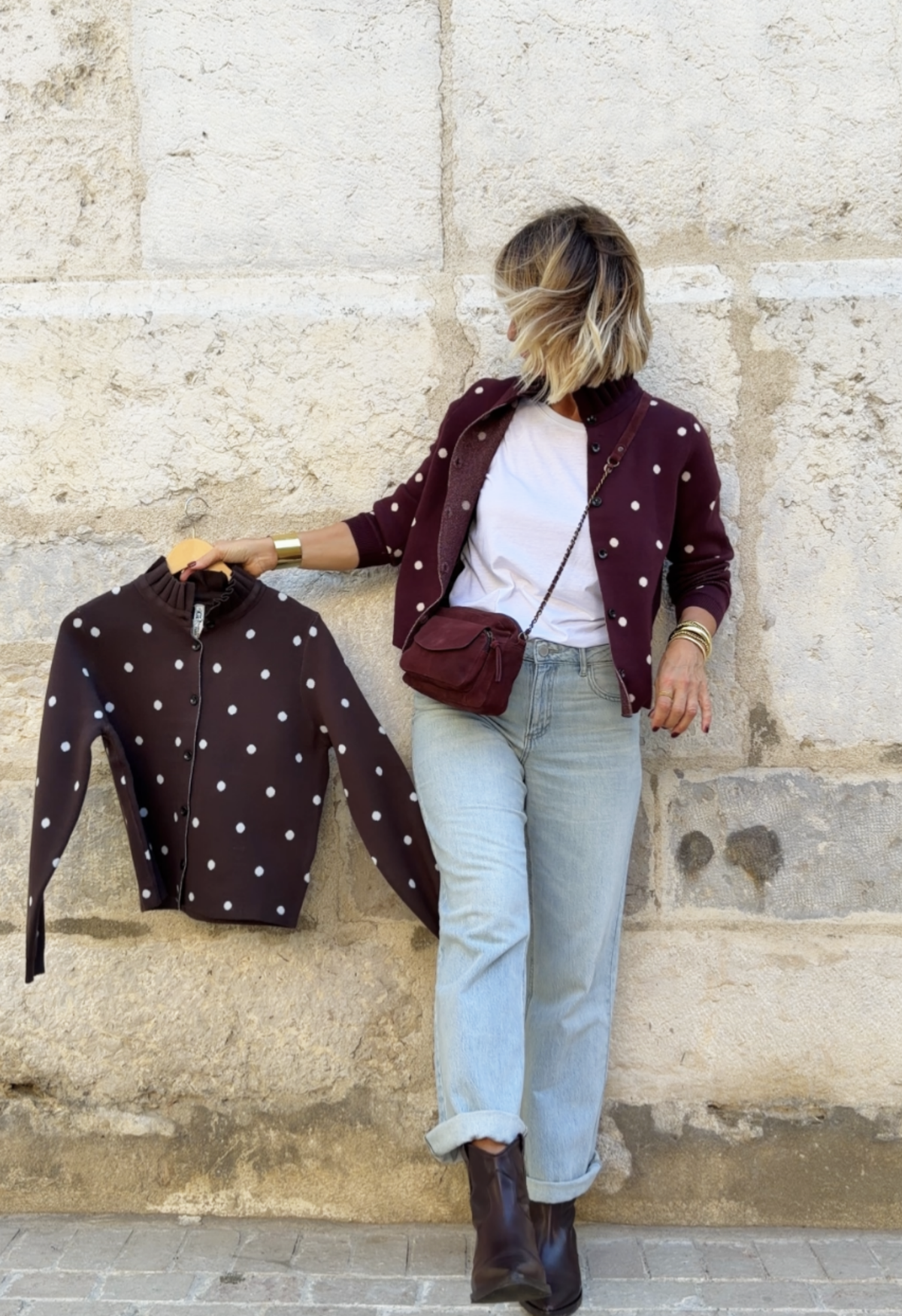 Gilet Octavie Choco