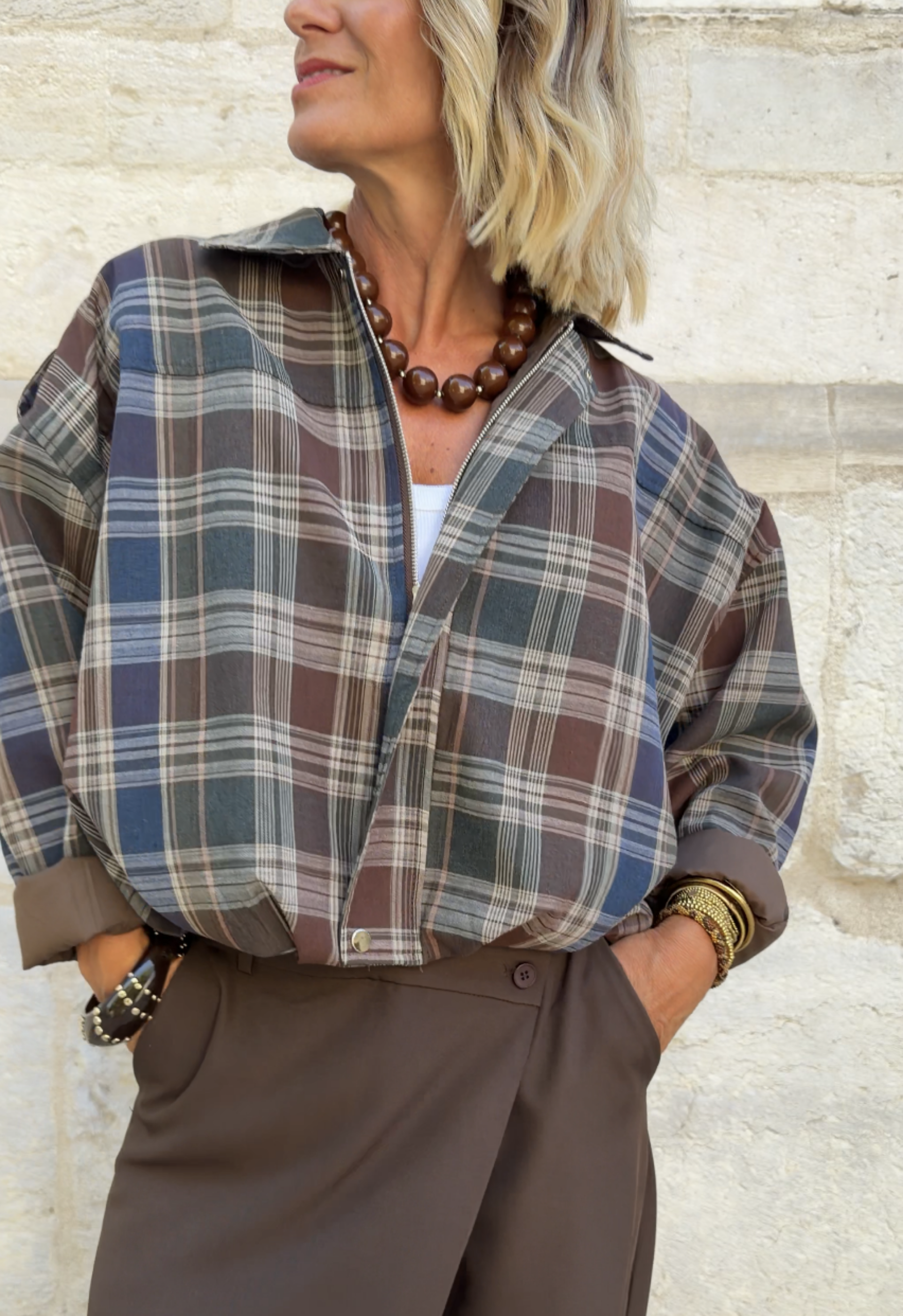 Veste Paulette Marron
