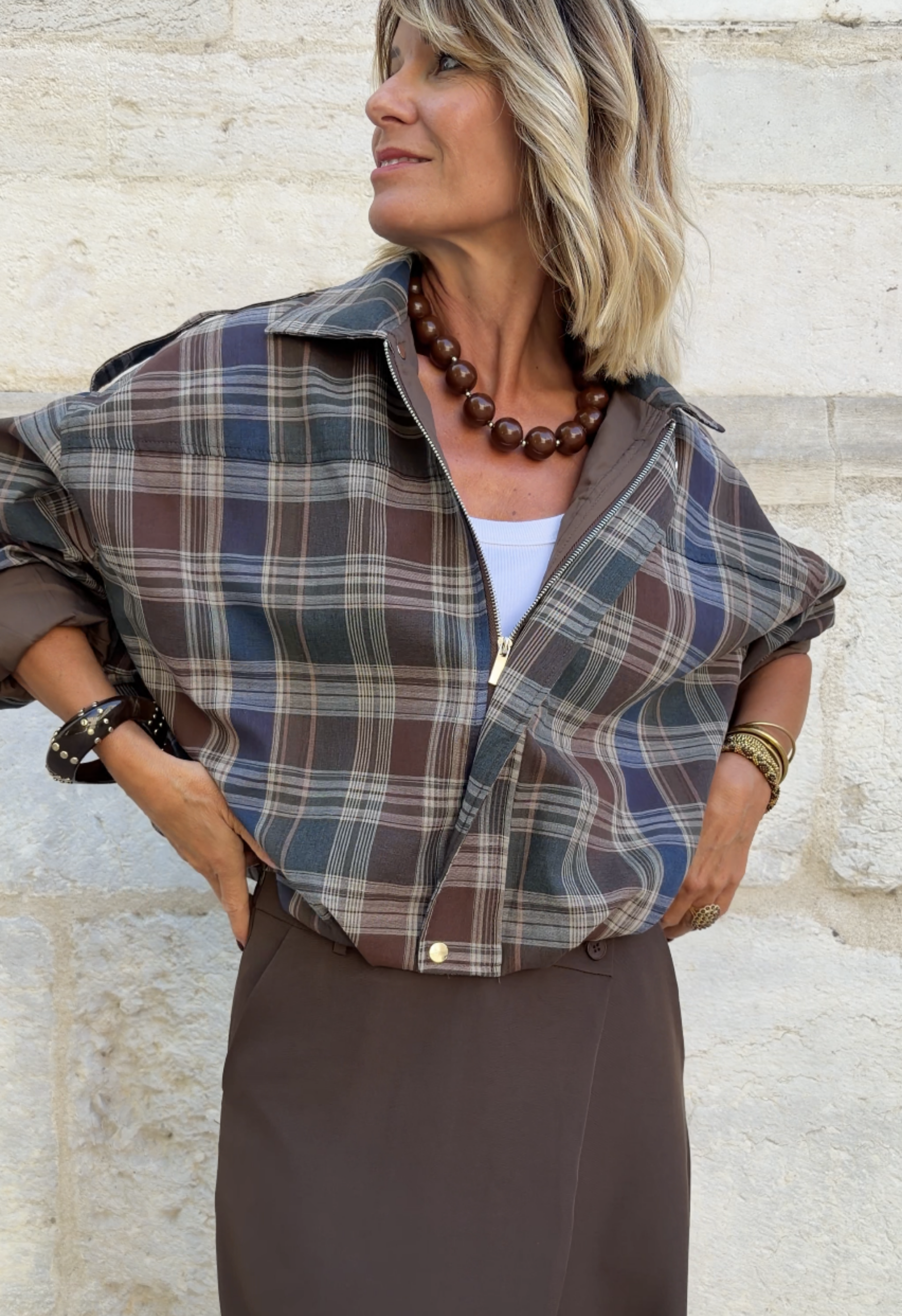 Veste Paulette Marron
