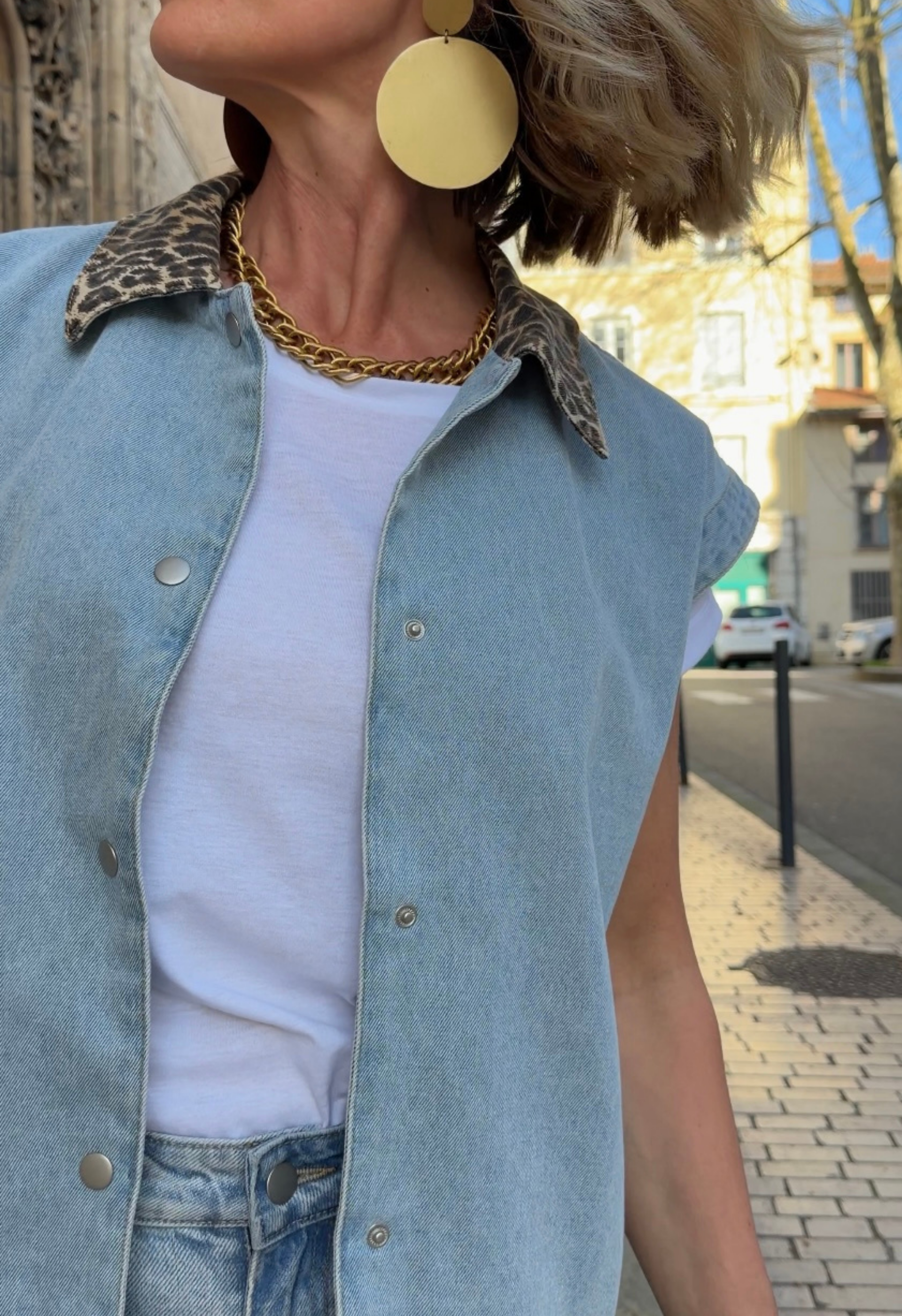 Veste sans manche Pauline