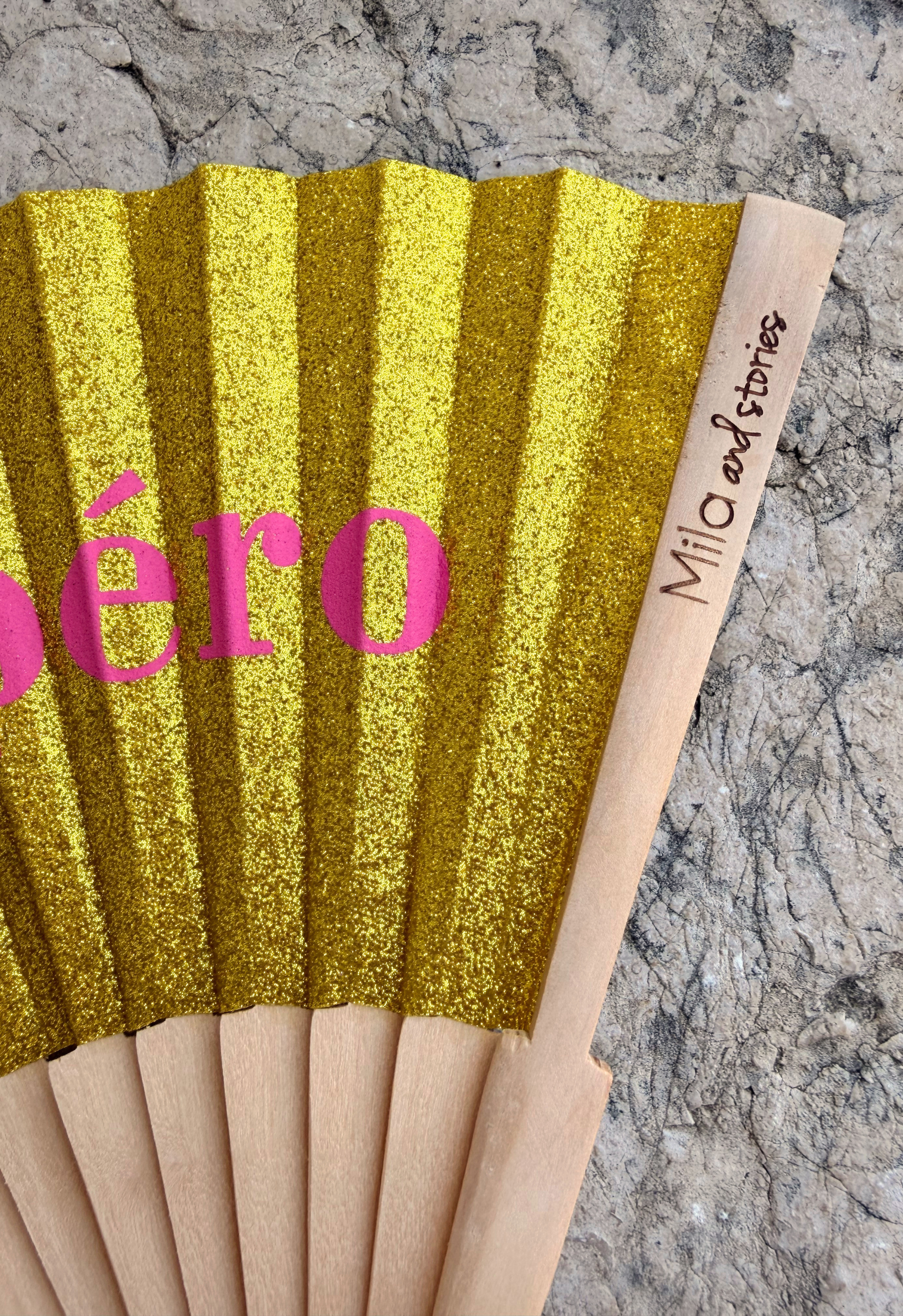 Éventail Amis bonheur apéro