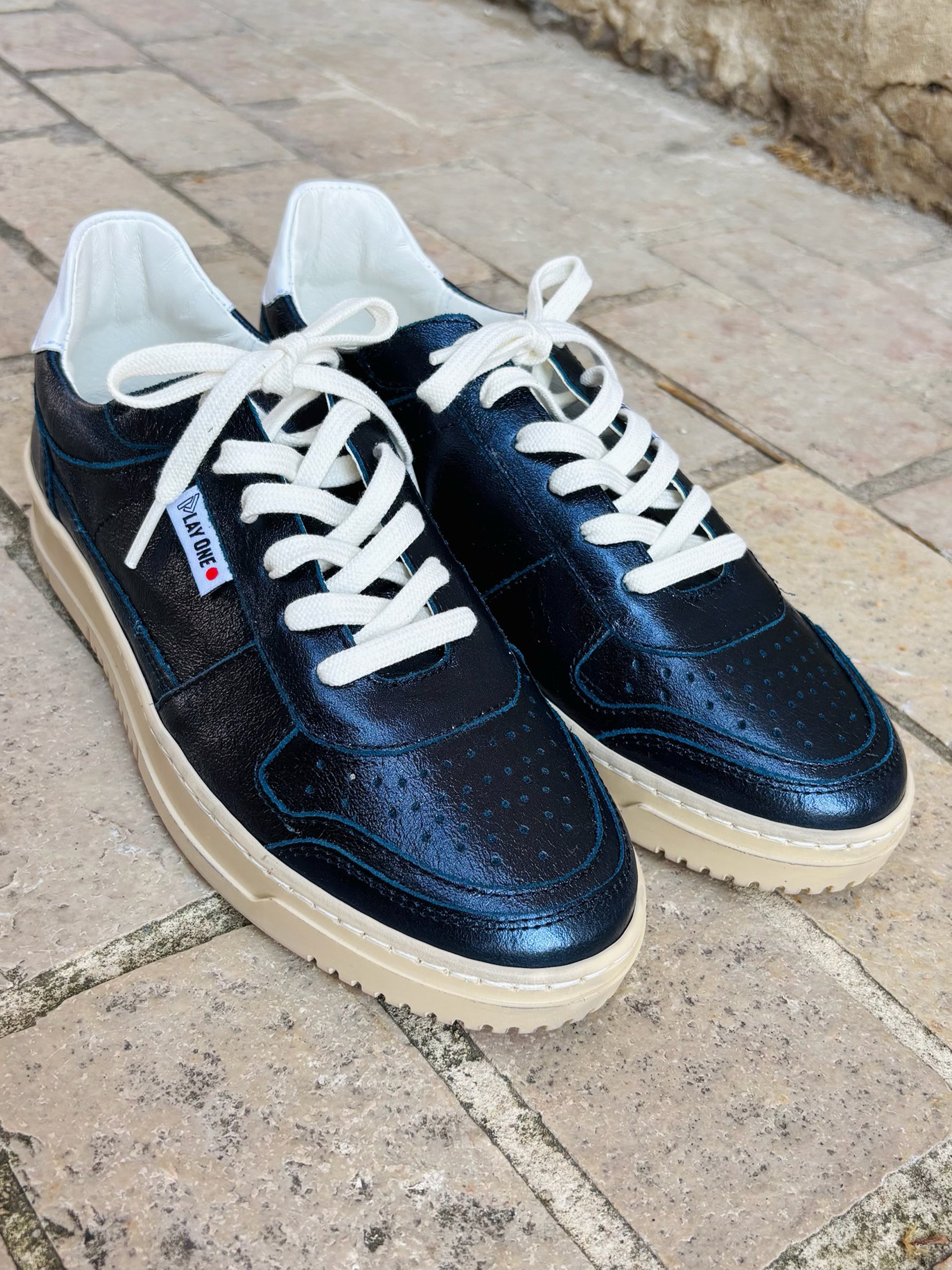 Basket CLÉMENCE Bleu nuit