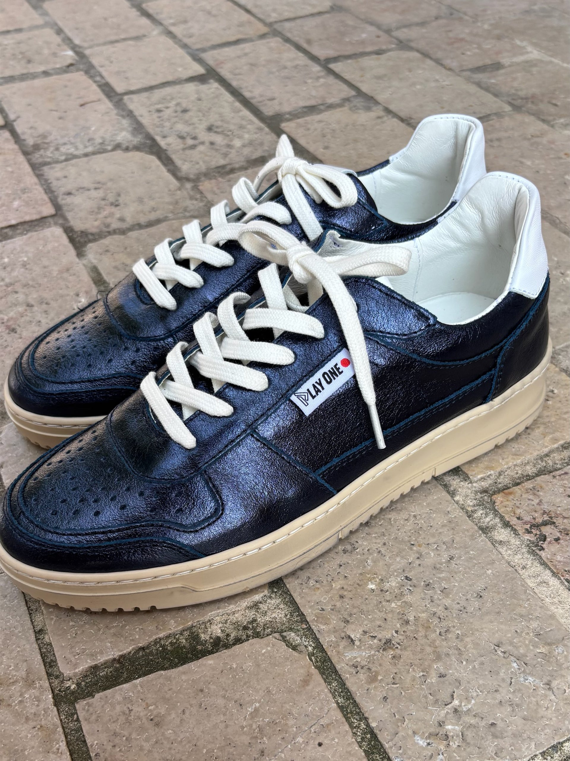 Basket CLÉMENCE Bleu nuit