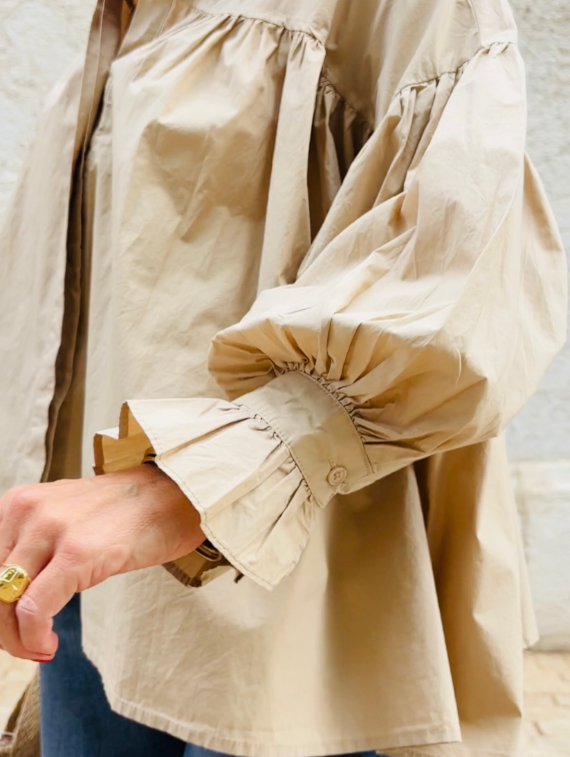Chemise CAROLINE Camel