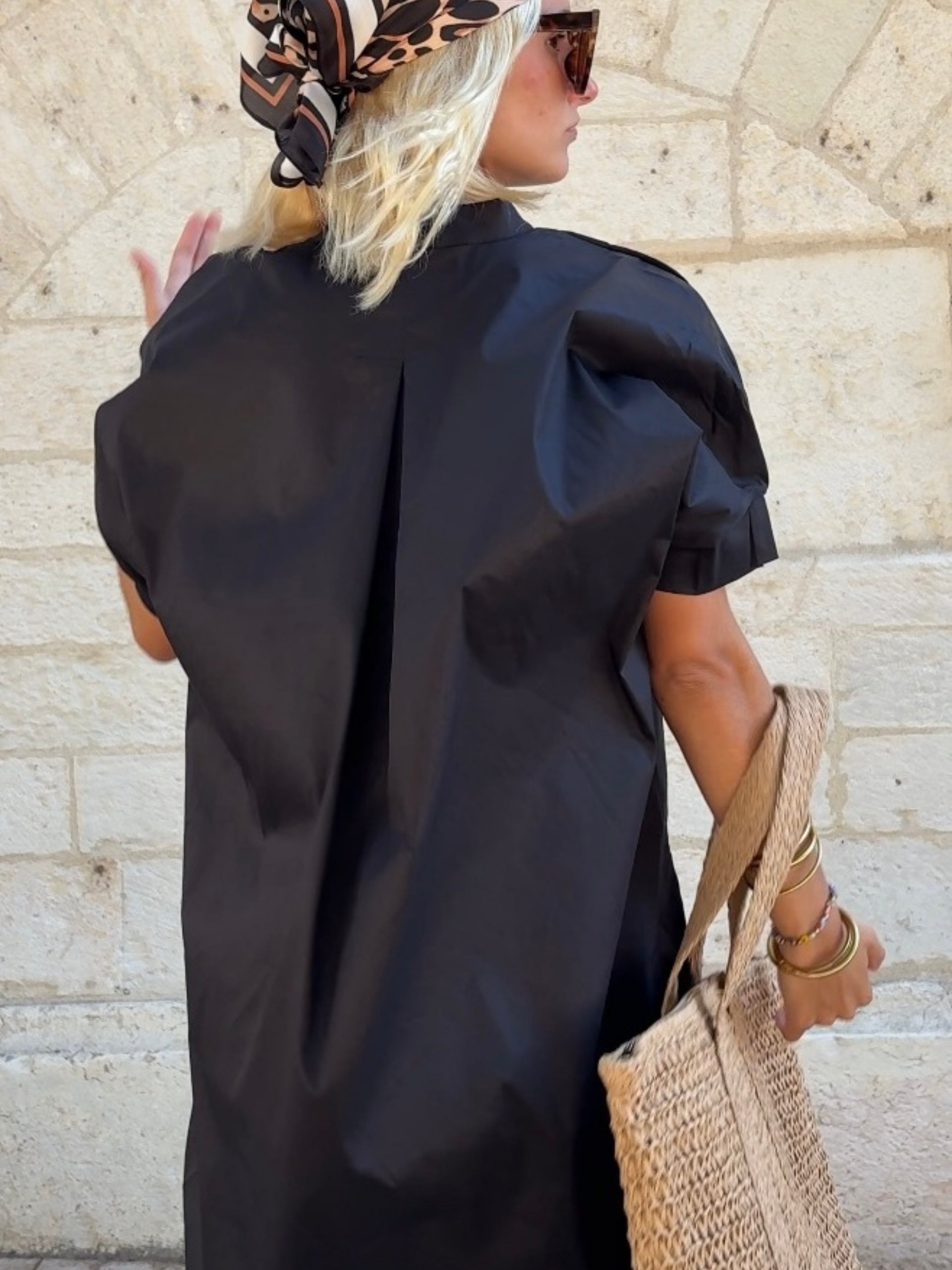 Robe Chemise THÉA noir