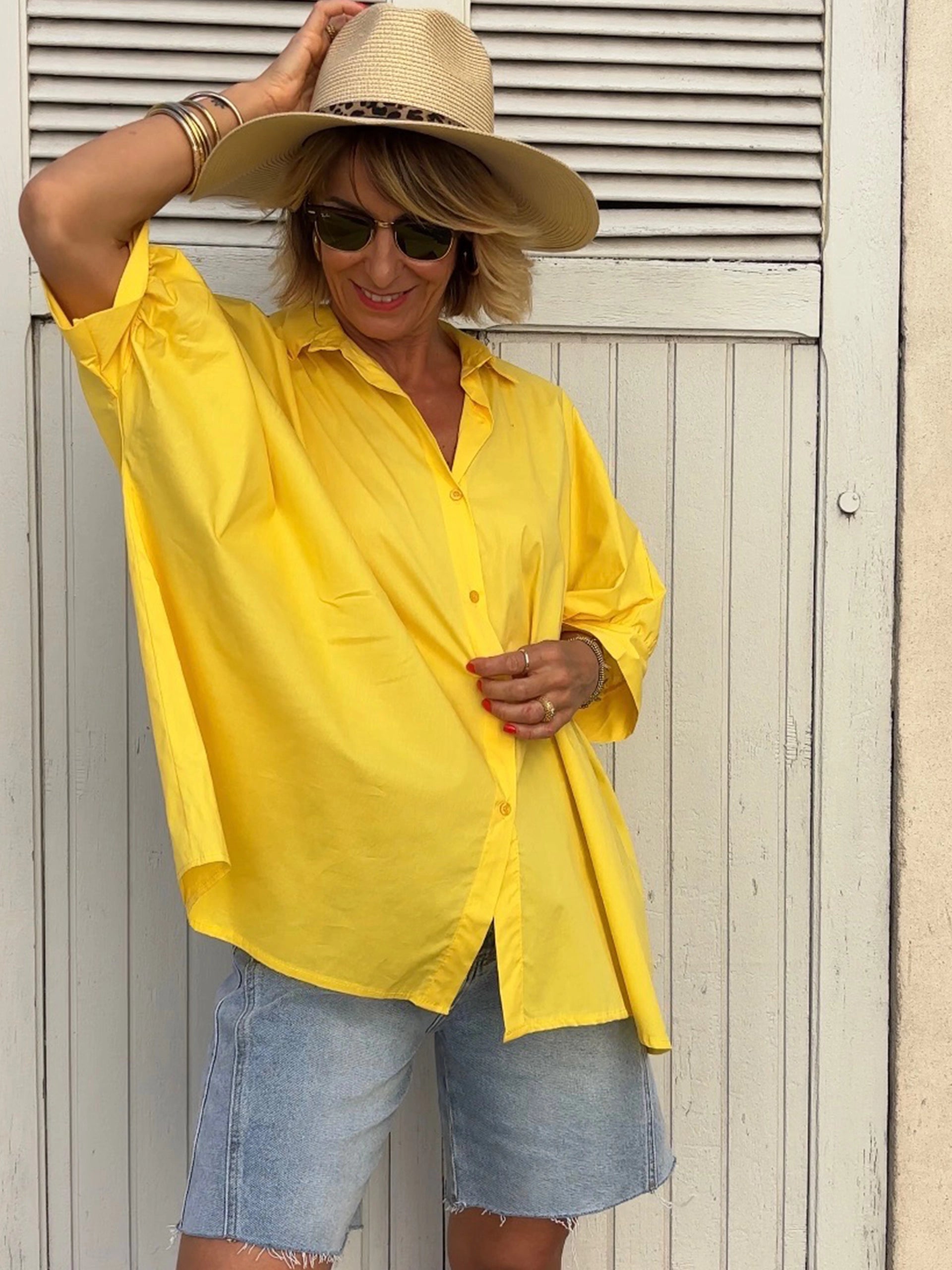 Chemise CAPUCINE Jaune