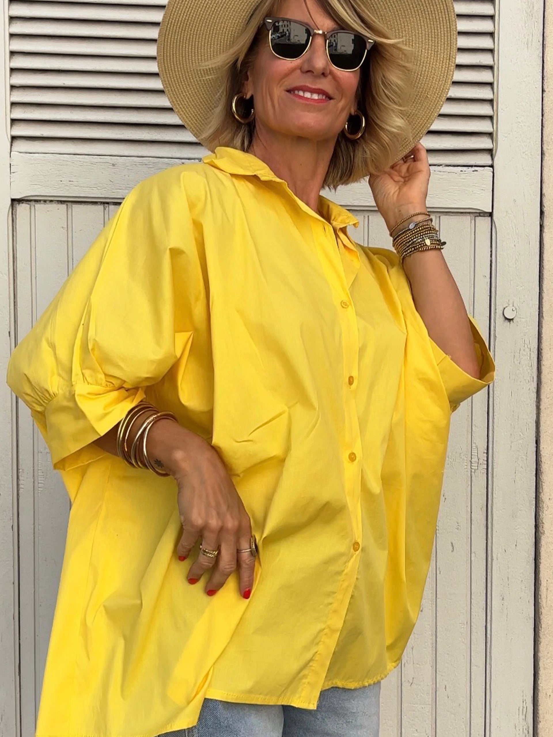 Chemise CAPUCINE Jaune