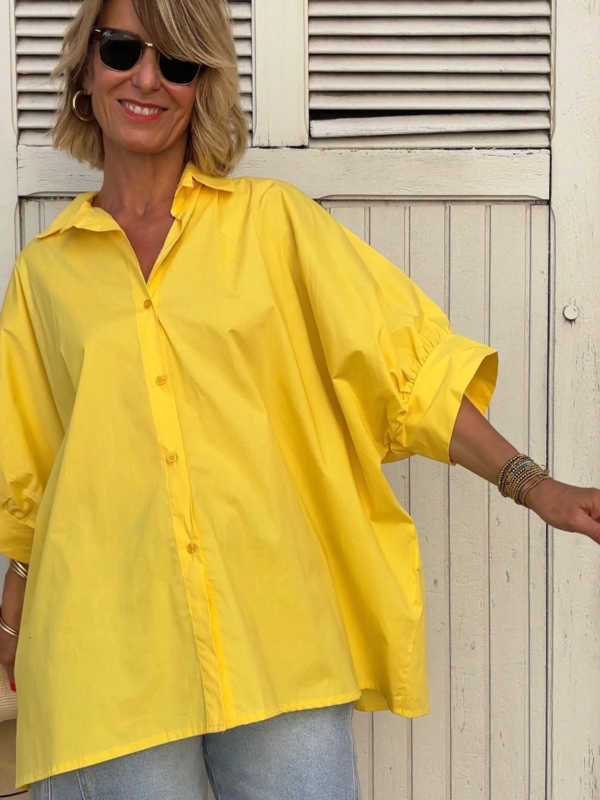 Chemise CAPUCINE Jaune