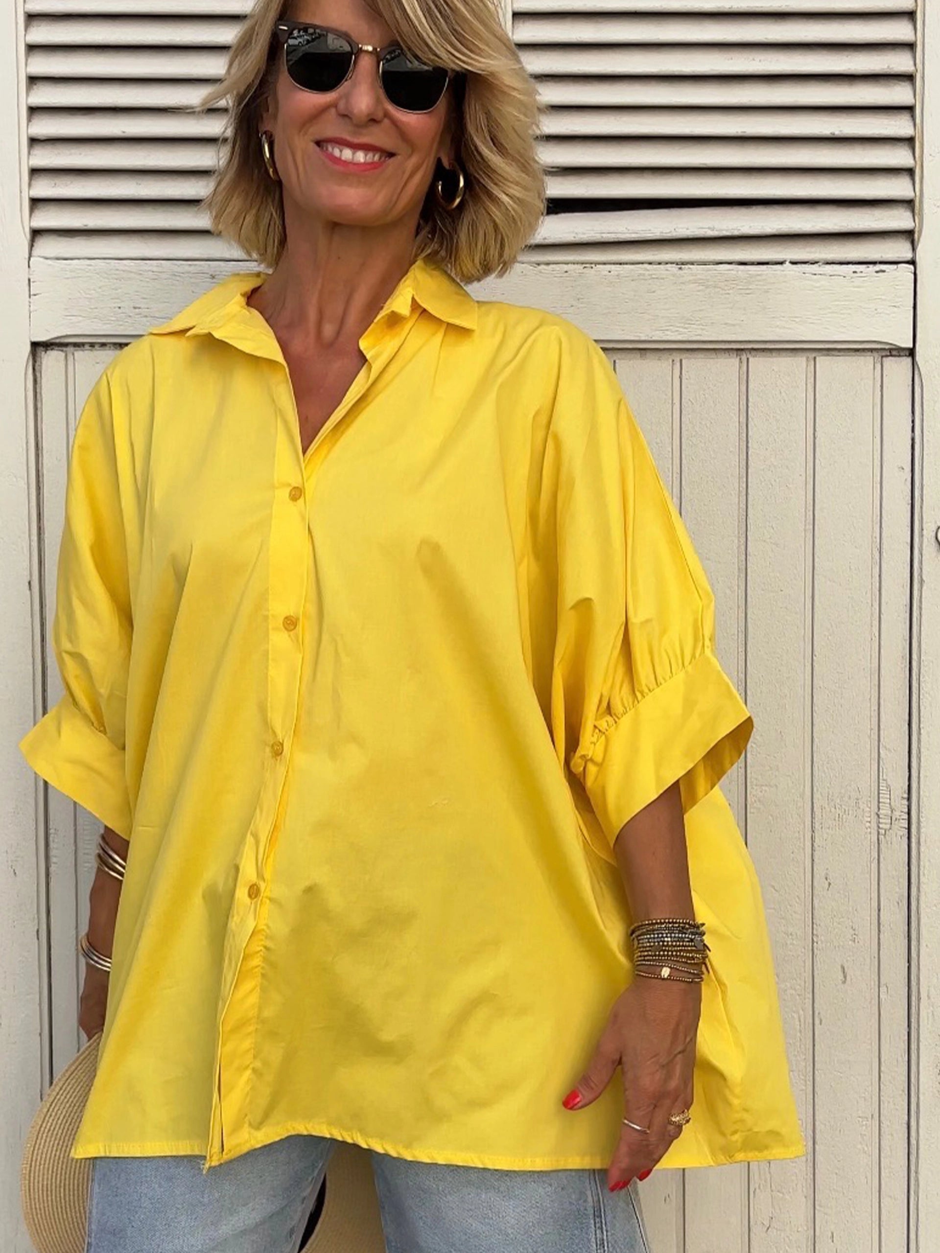 Chemise CAPUCINE Jaune