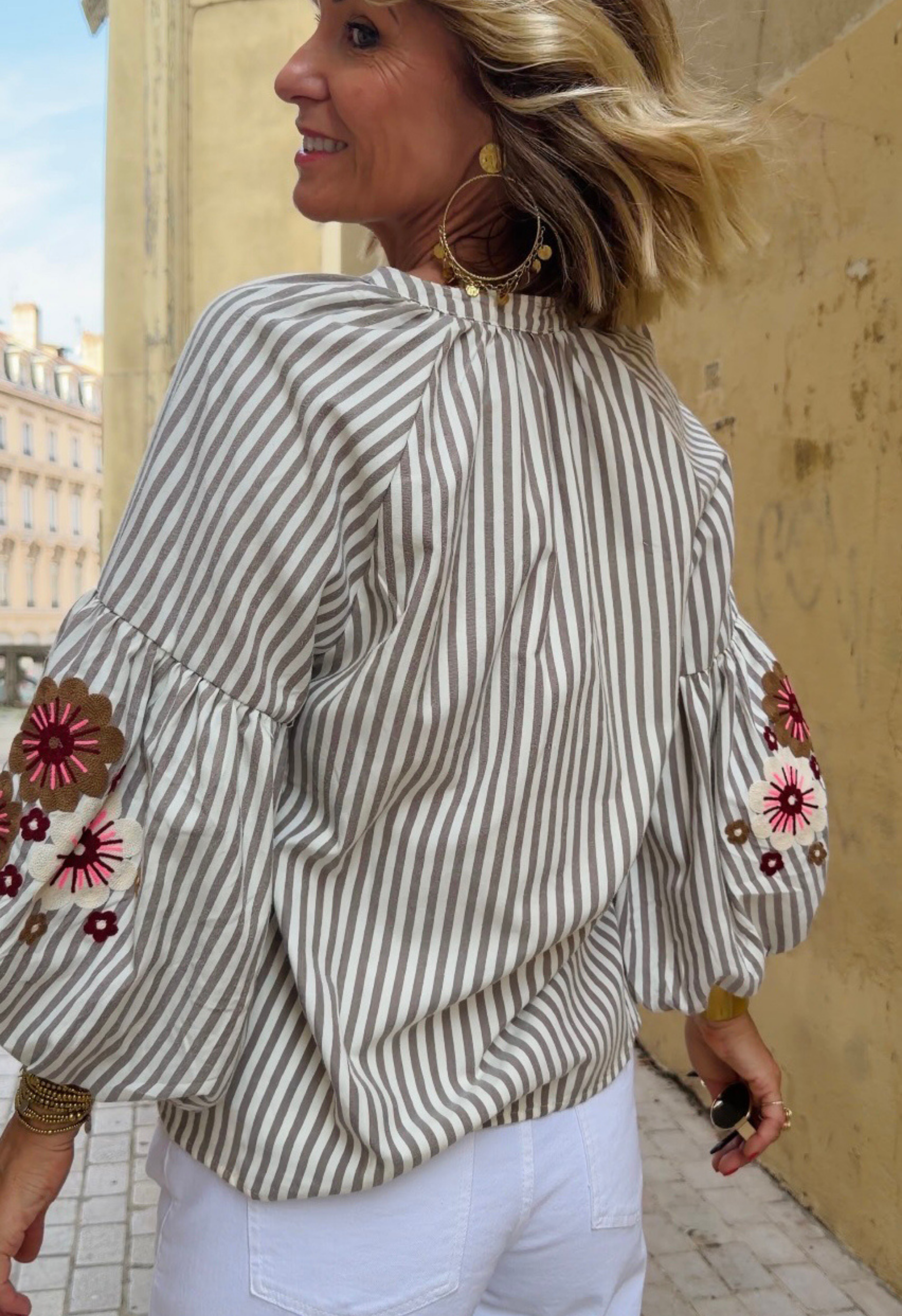 Chemisier Alix Taupe