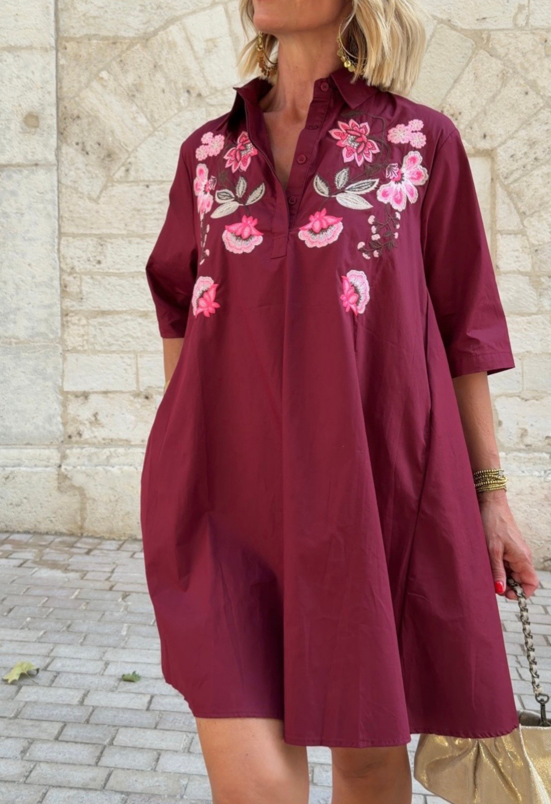 Robe Laurène Bordeaux