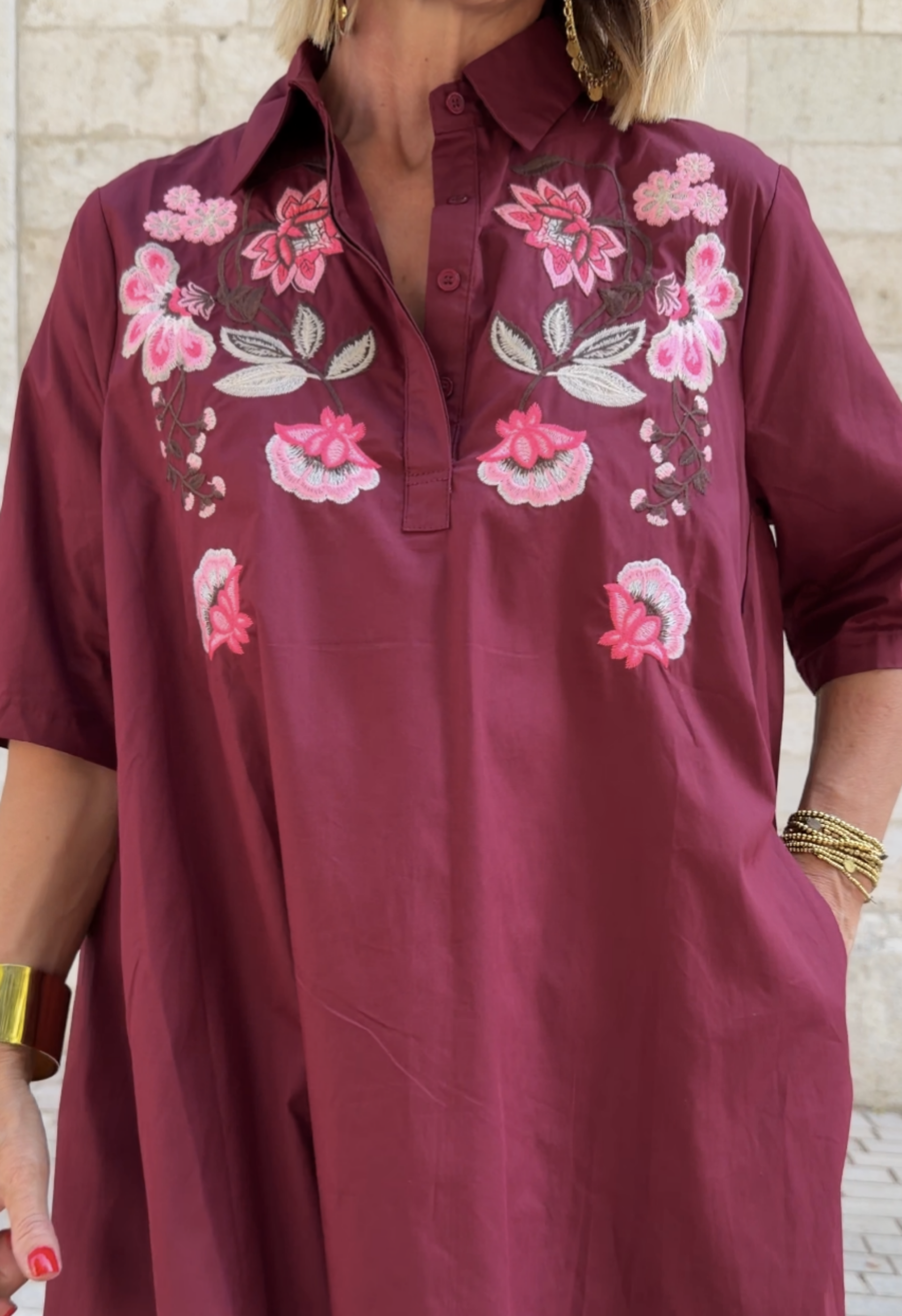 Robe Laurène Bordeaux