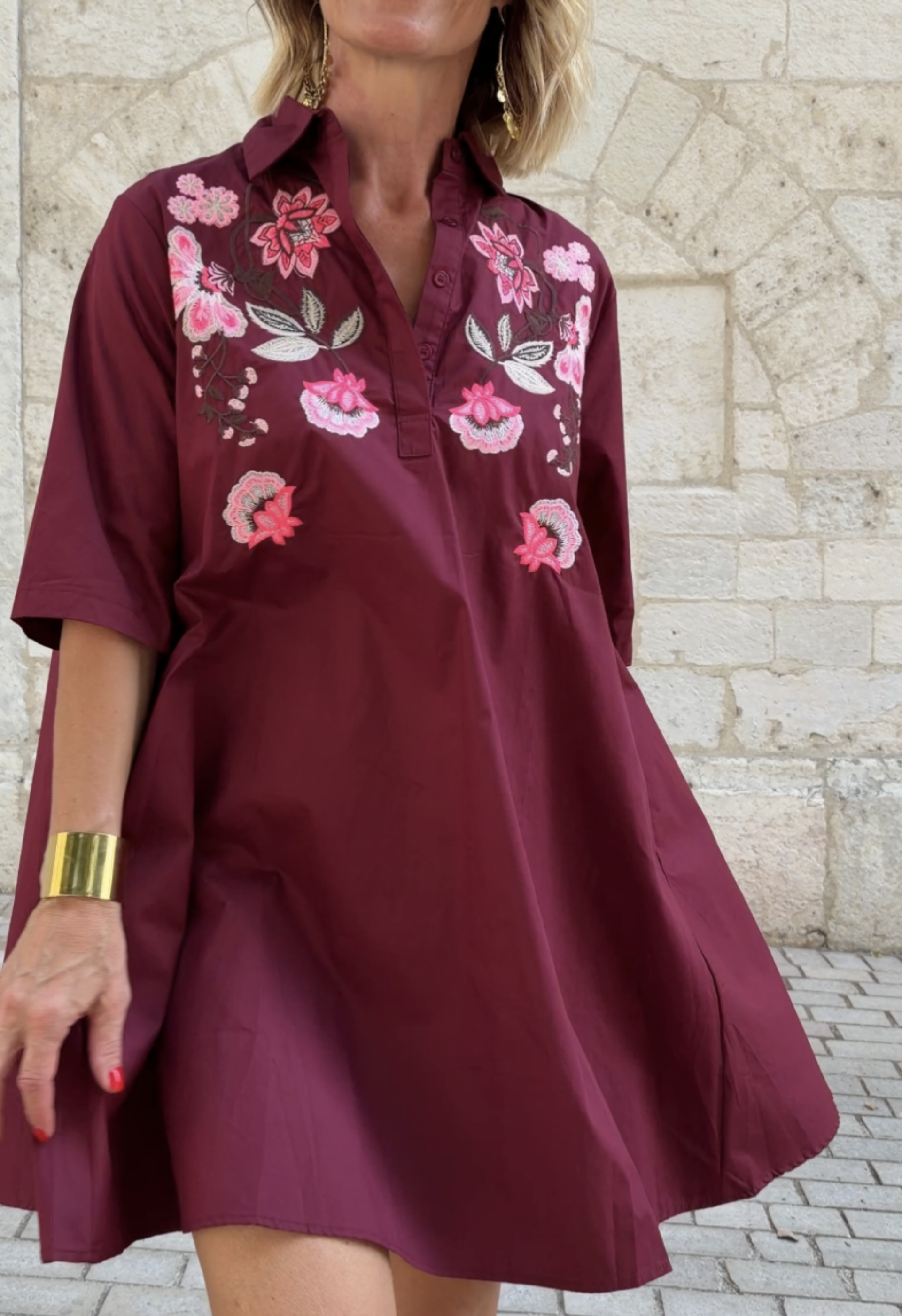 Robe Laurène Bordeaux