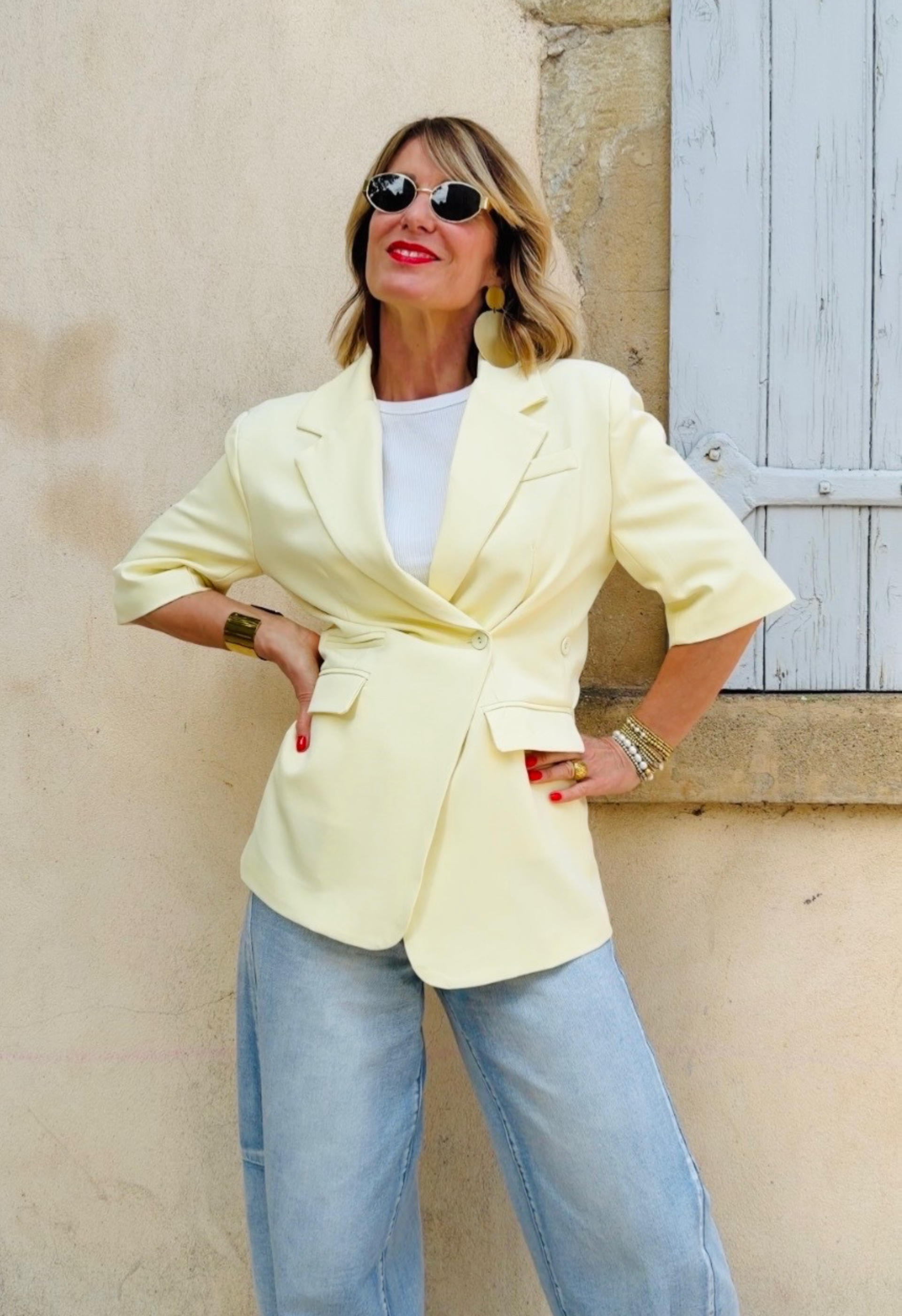 Veste Nathalie Jaune