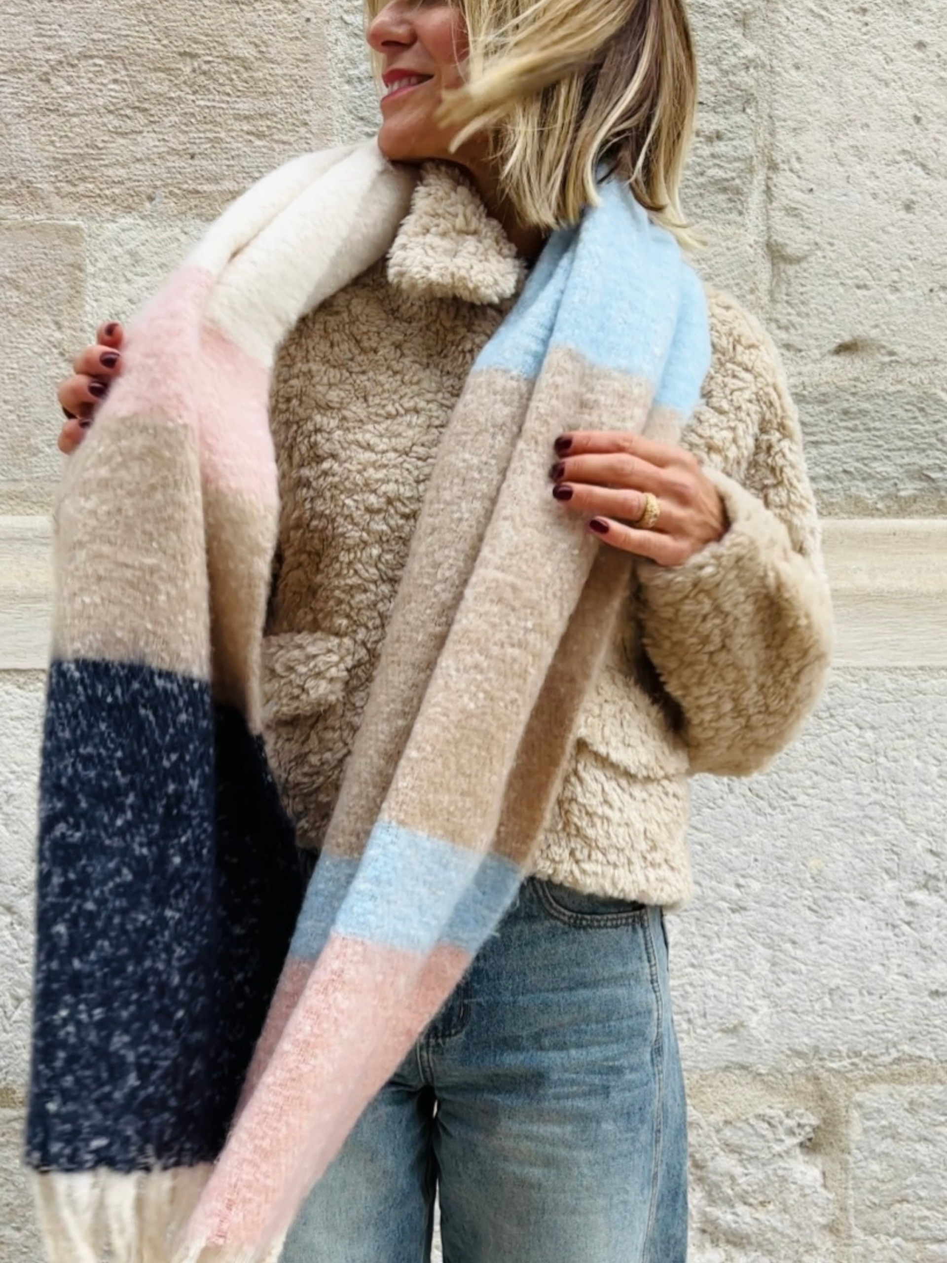 Écharpe LILIANE Ciel