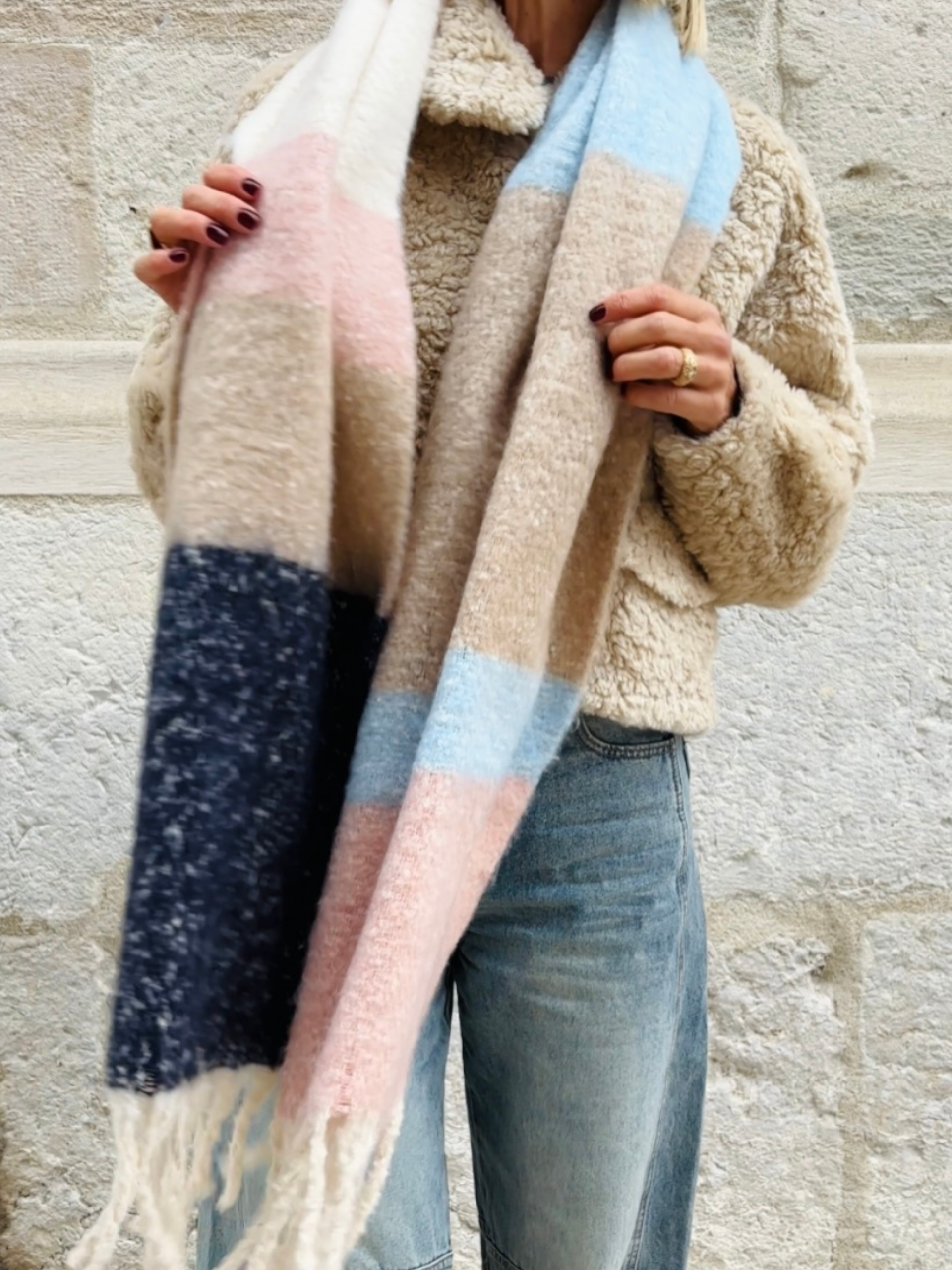 Écharpe LILIANE Ciel