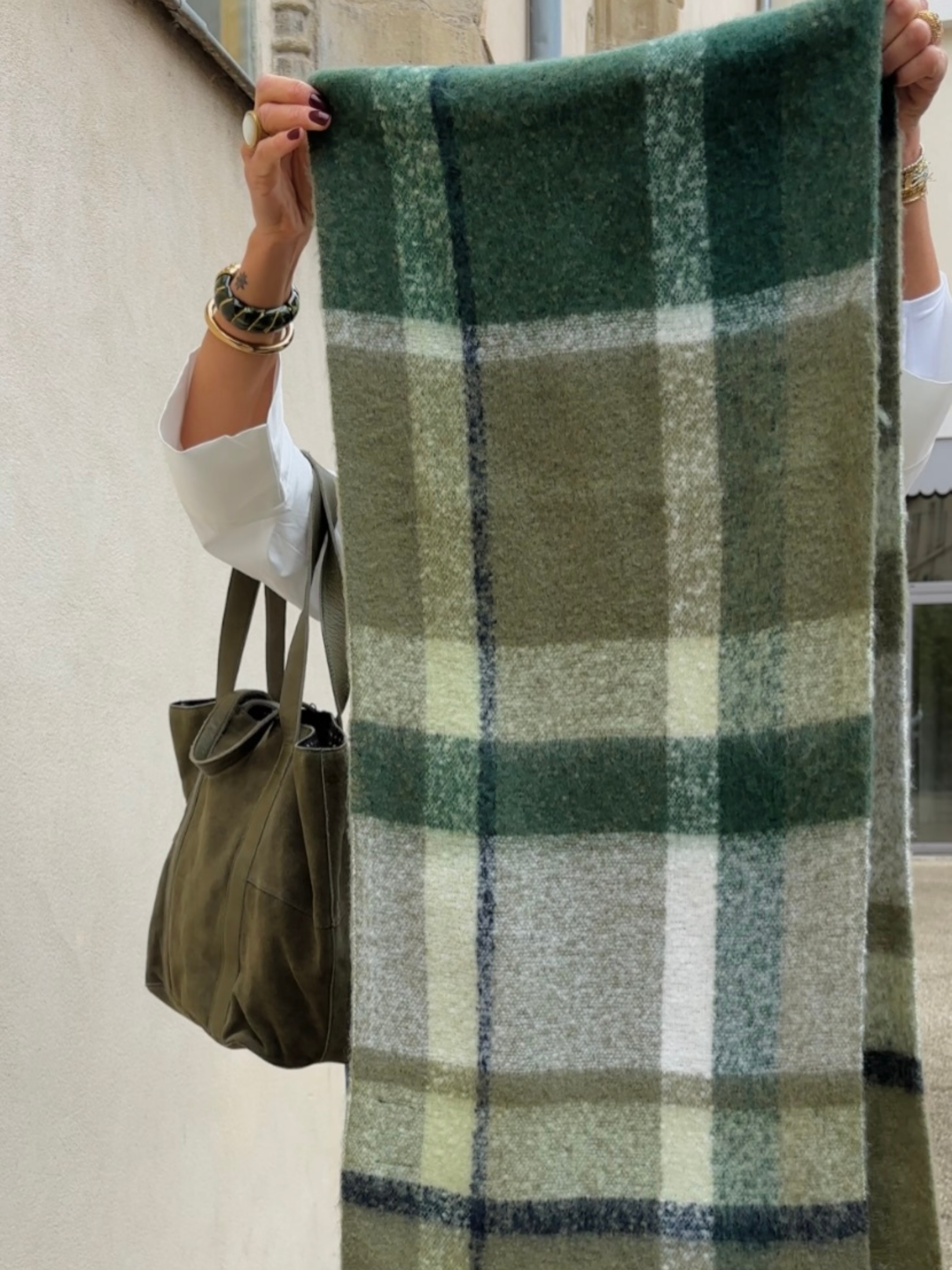 Écharpe LILIANE Verte