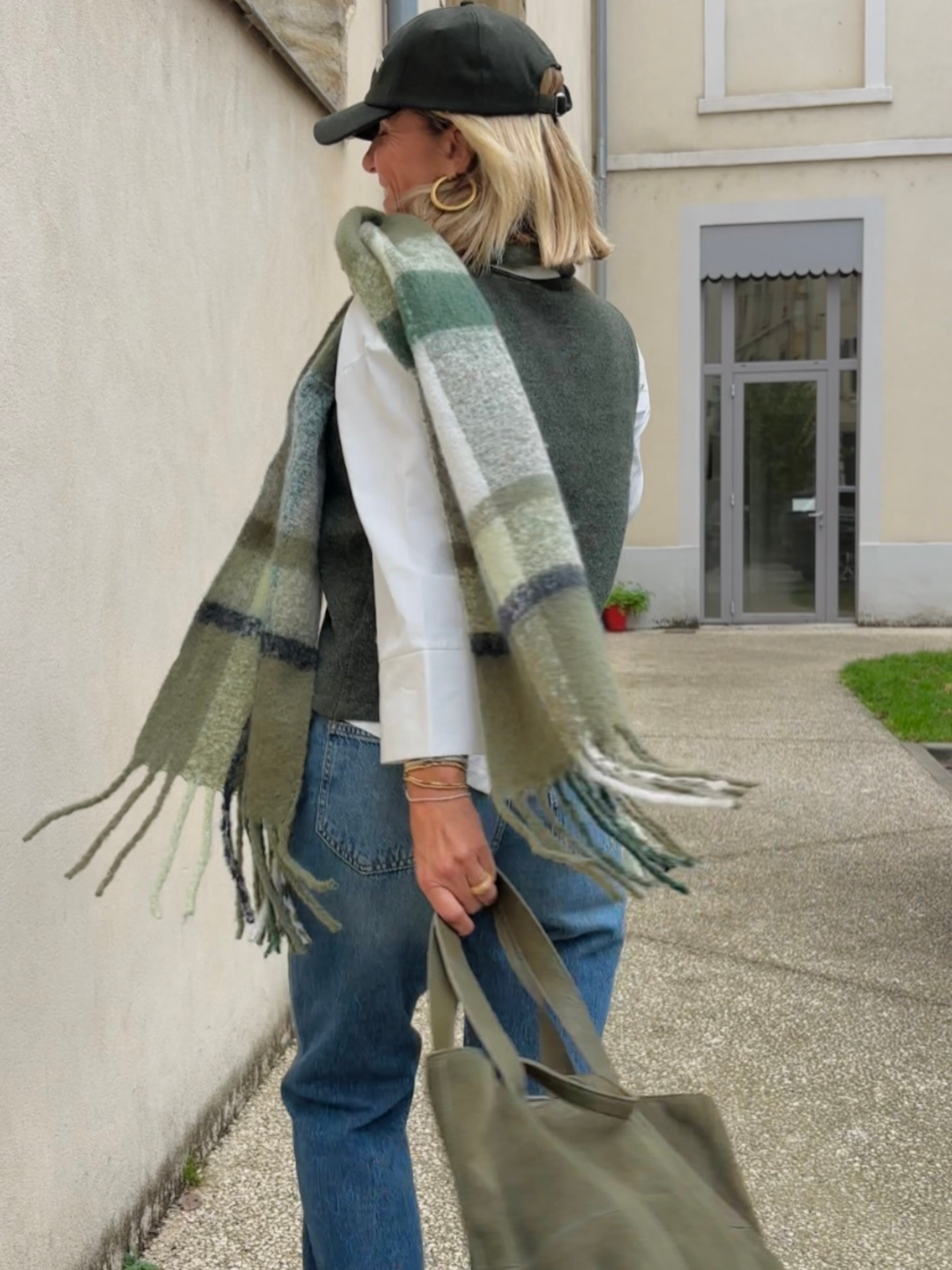 Écharpe LILIANE Verte