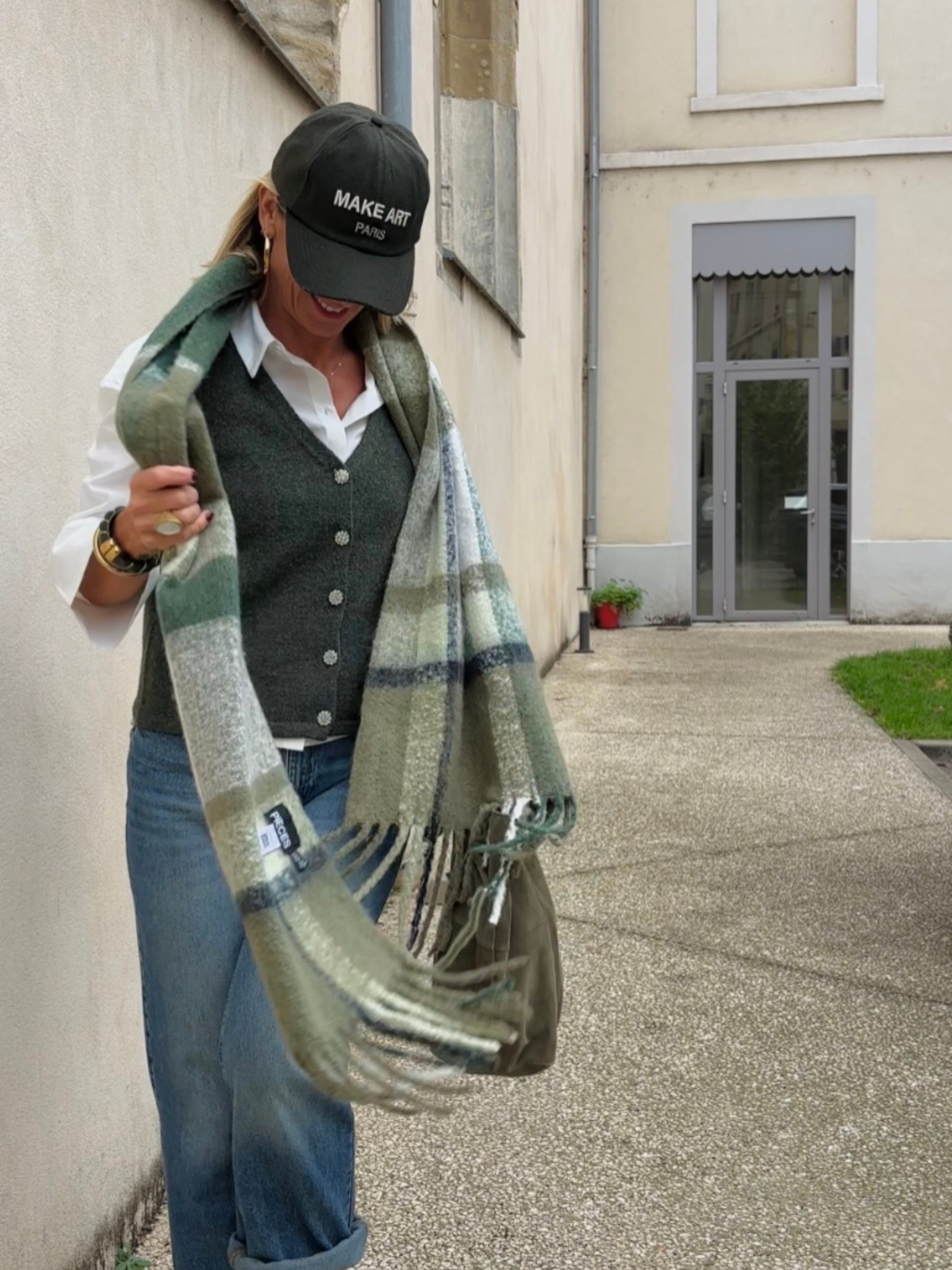 Écharpe LILIANE Verte