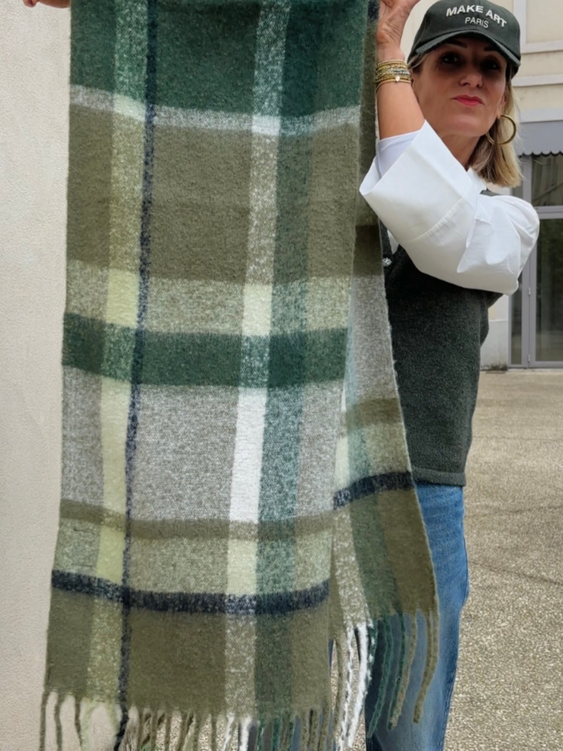 Écharpe LILIANE Verte