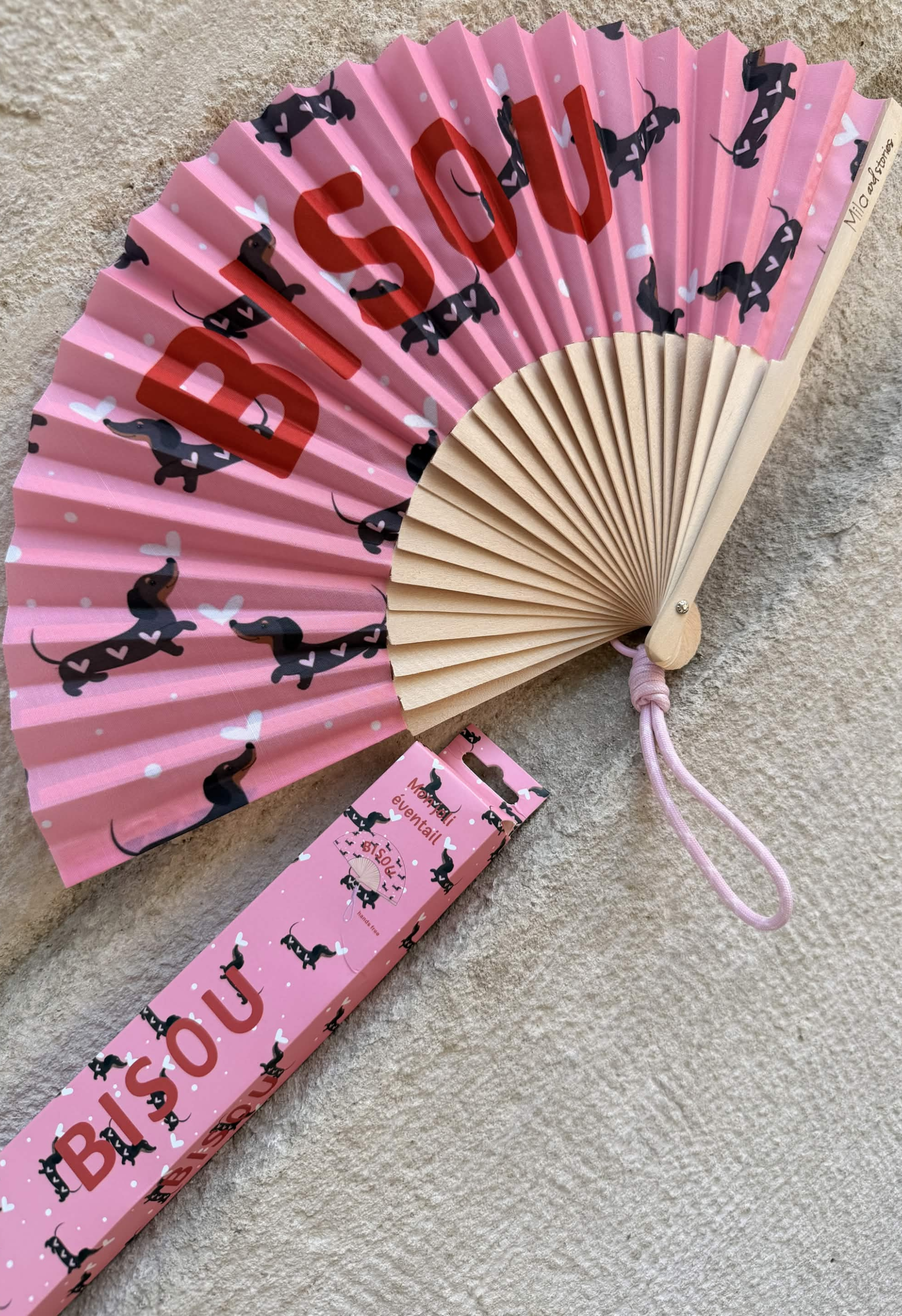 Éventail Bisou