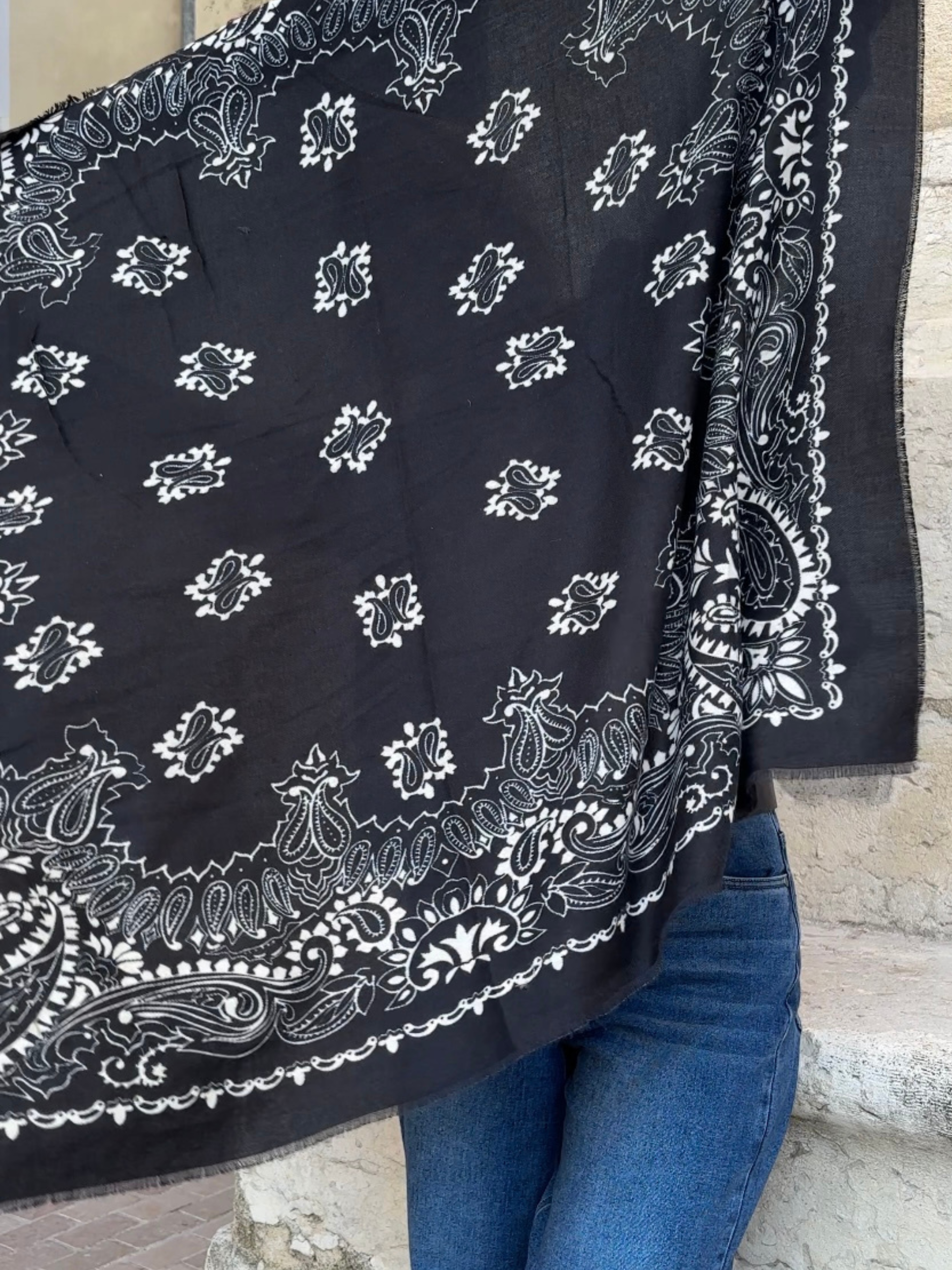 Foulard CAMILLE Noir