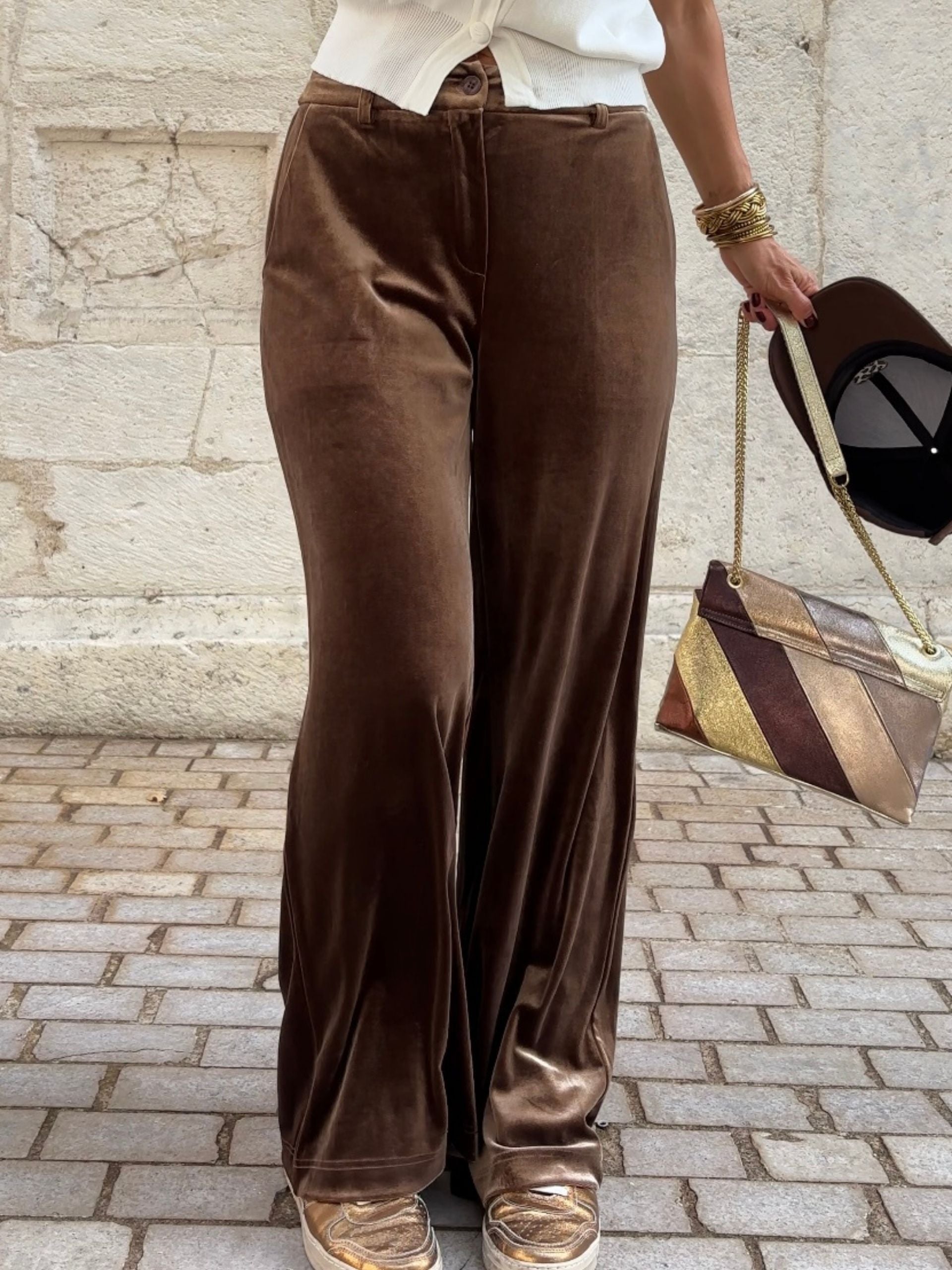 Pantalon ANALIA choco