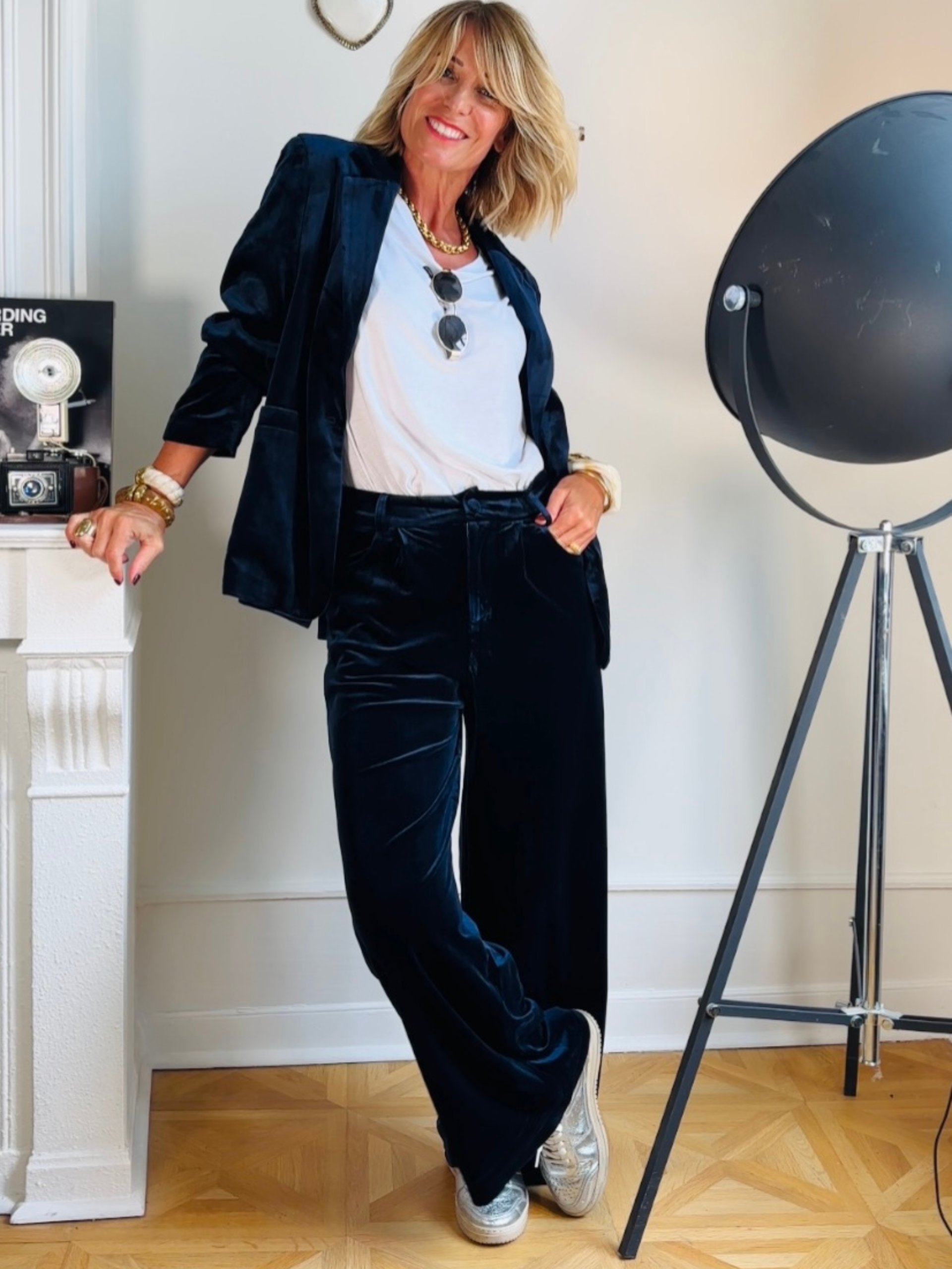 Pantalon MAYNA marine