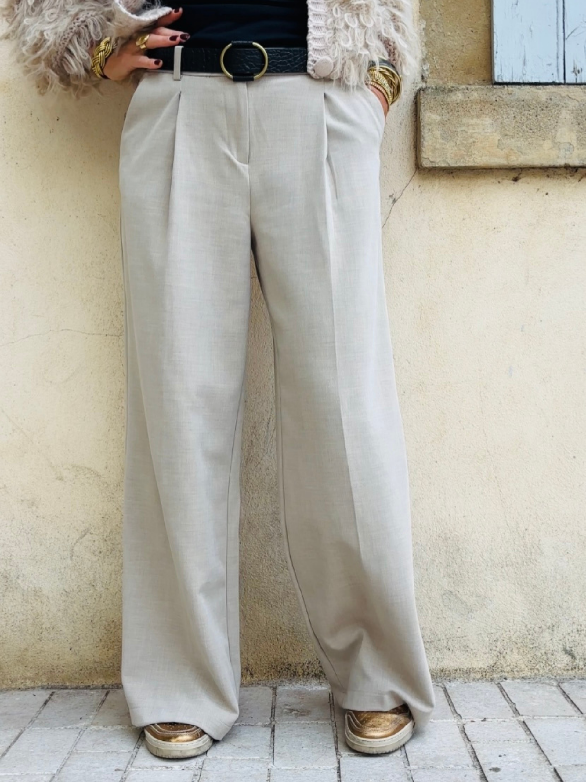 Pantalon MIRELLA beige