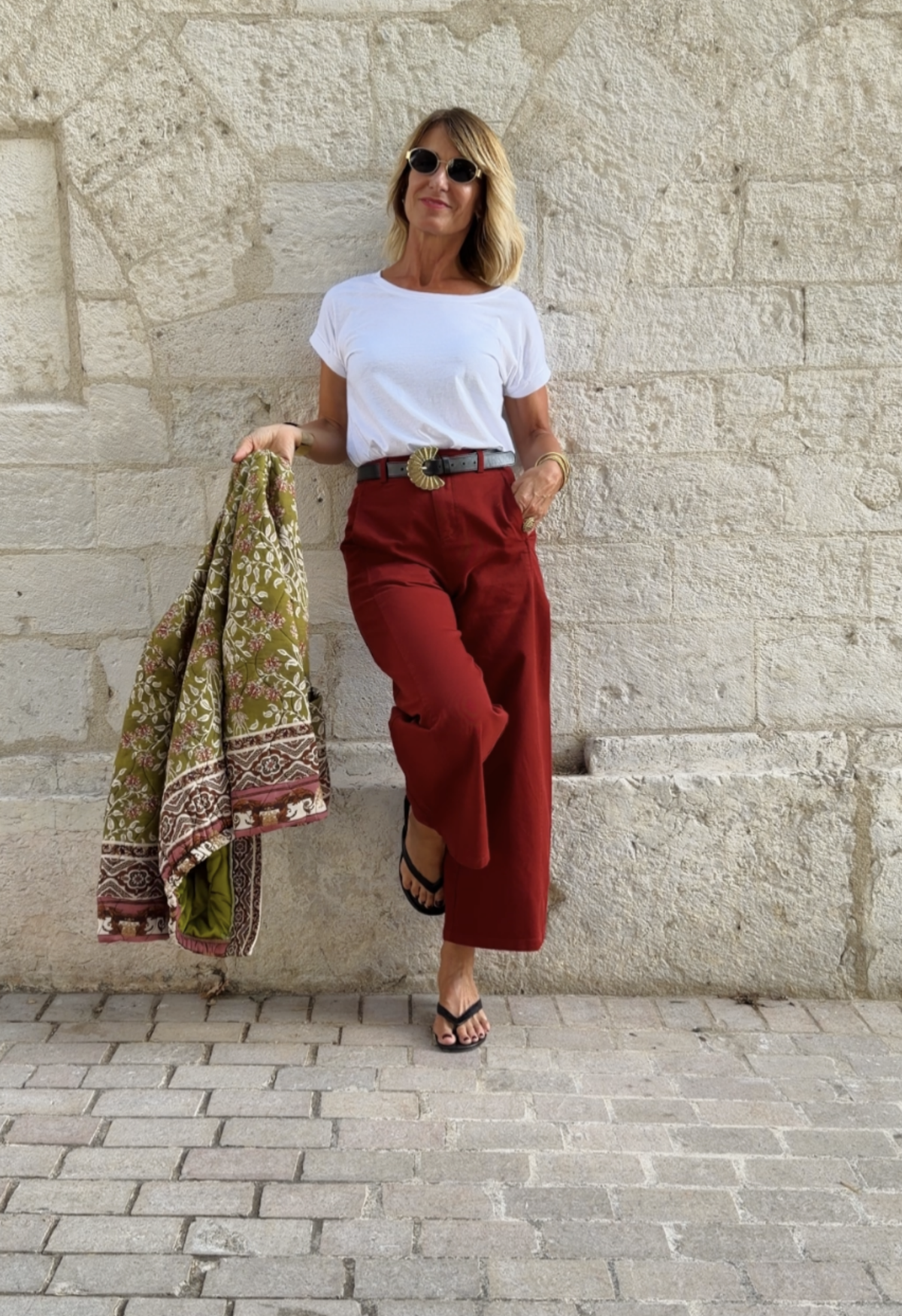 Pantalon Zoé Rouge