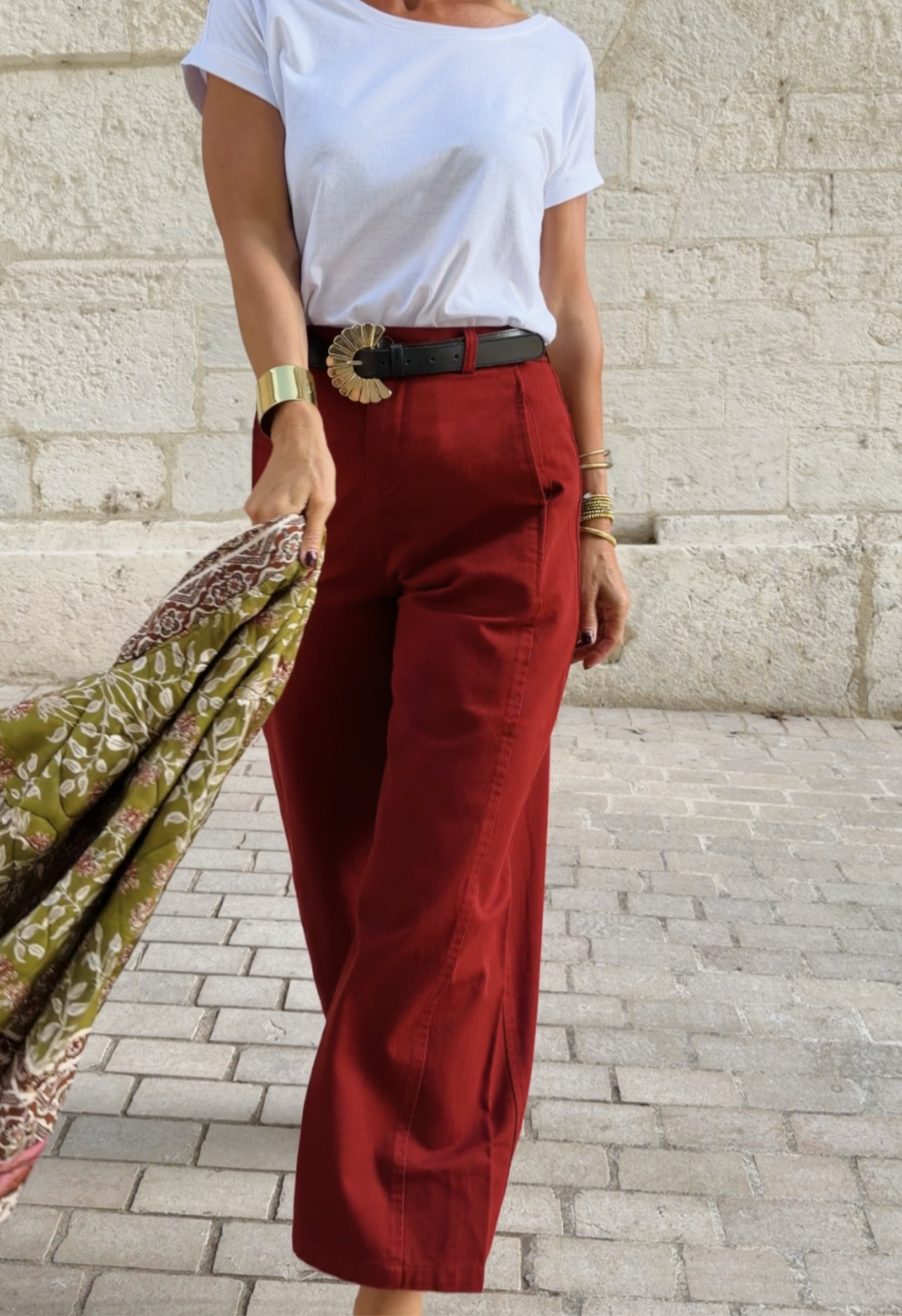 Pantalon Zoé Rouge