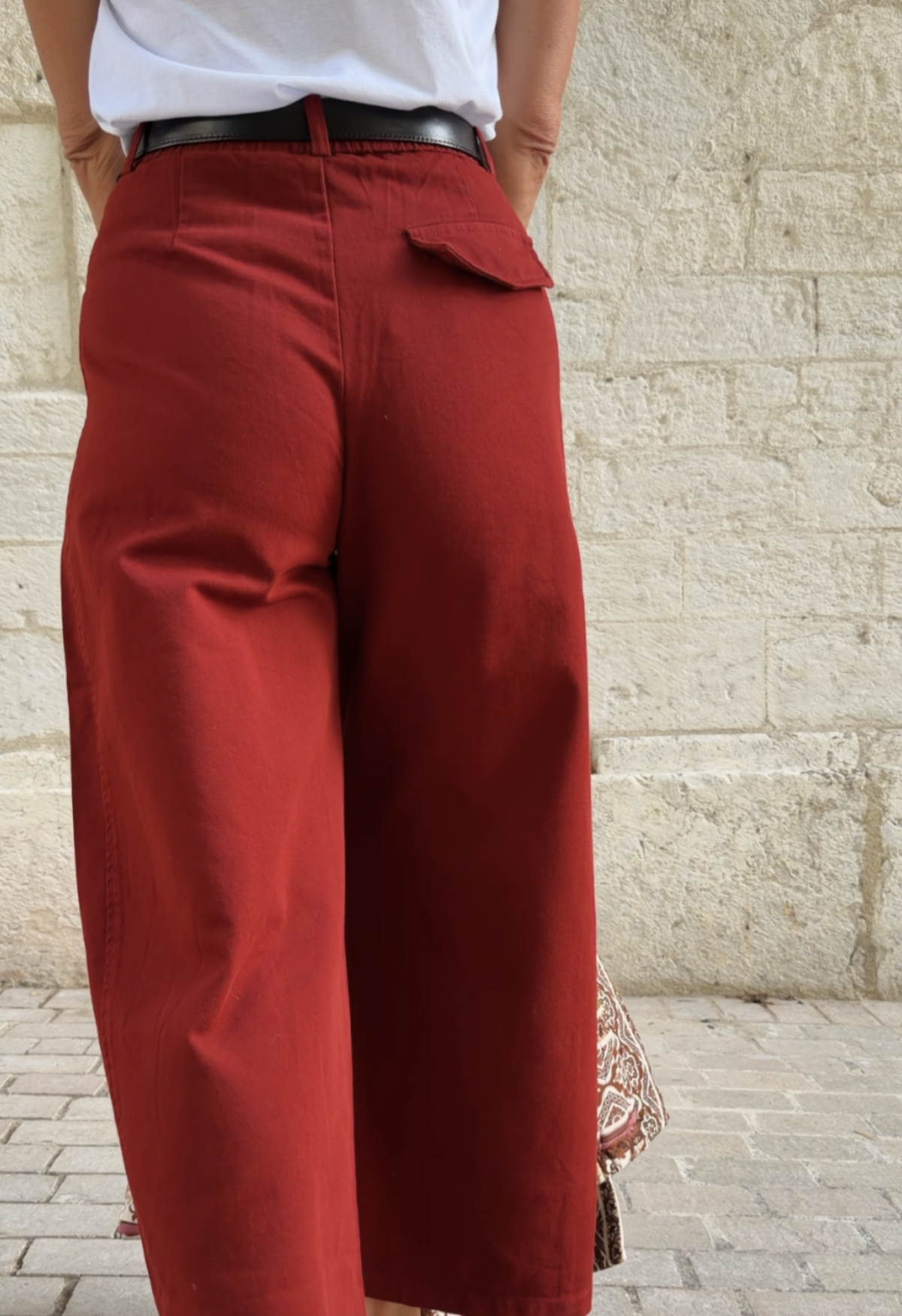 Pantalon Zoé Rouge
