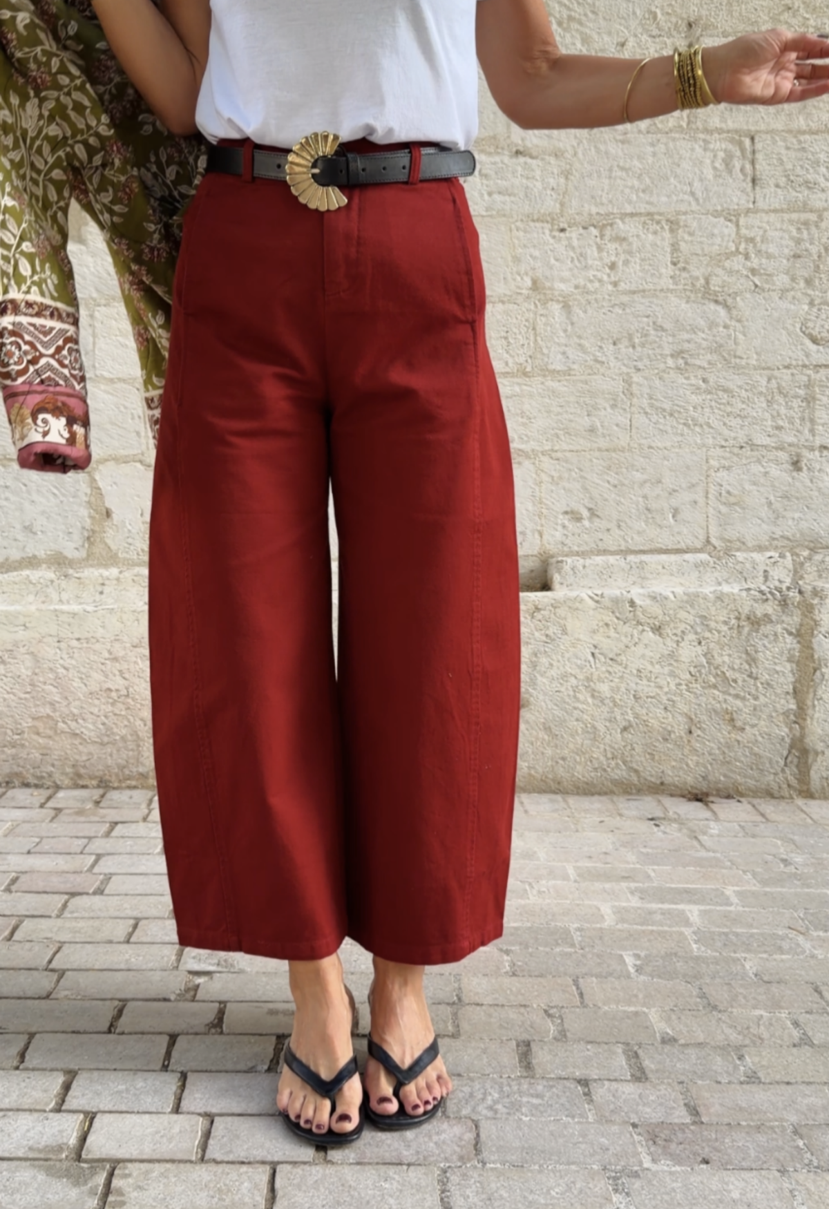 Pantalon Zoé Rouge