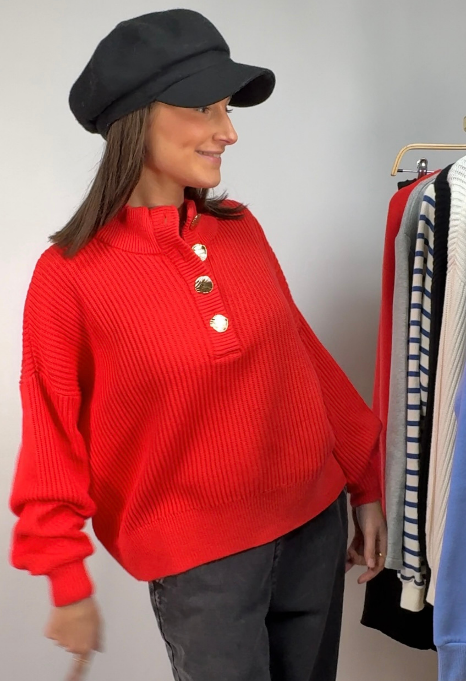 Pull Alix rouge