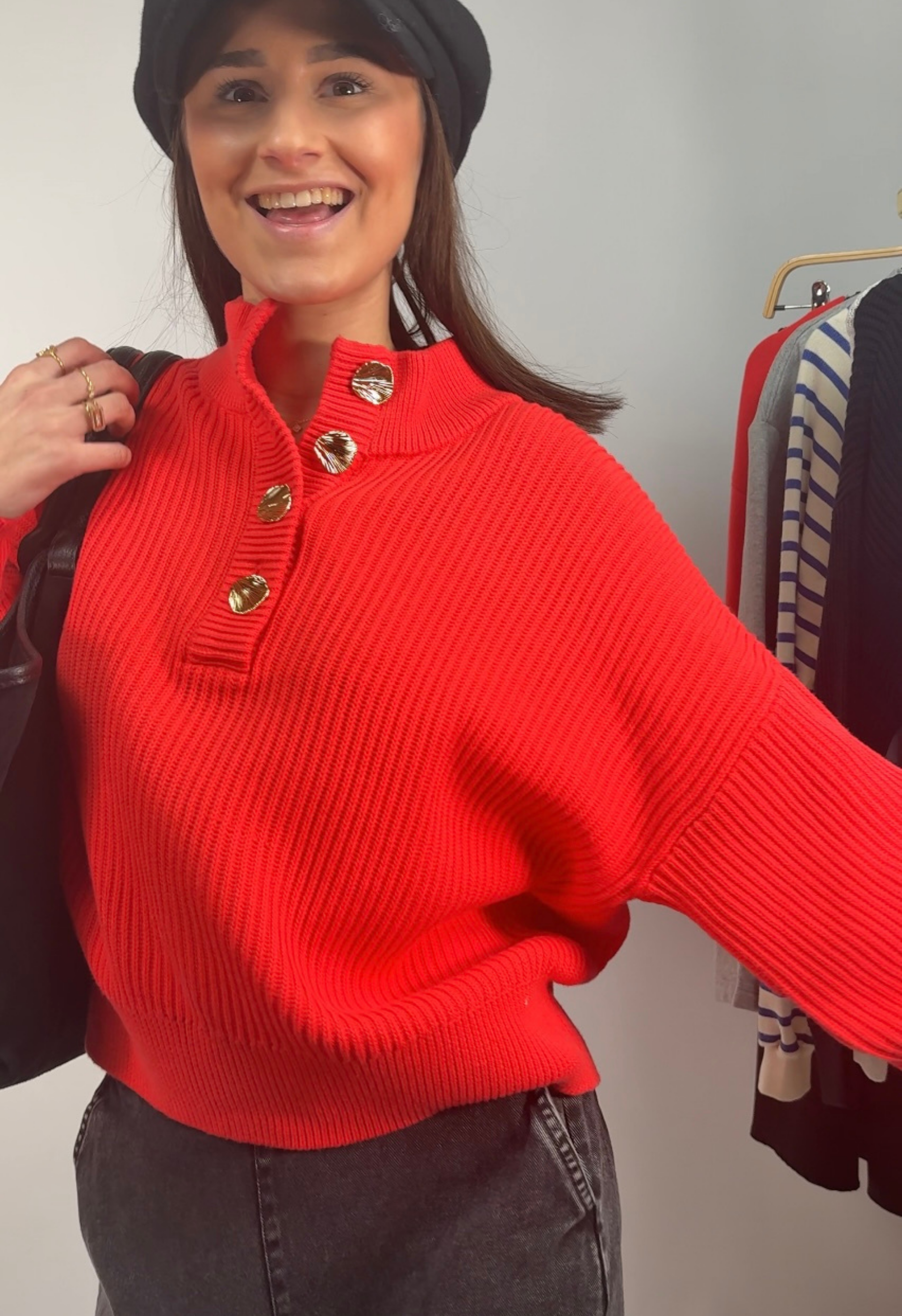 Pull Alix rouge