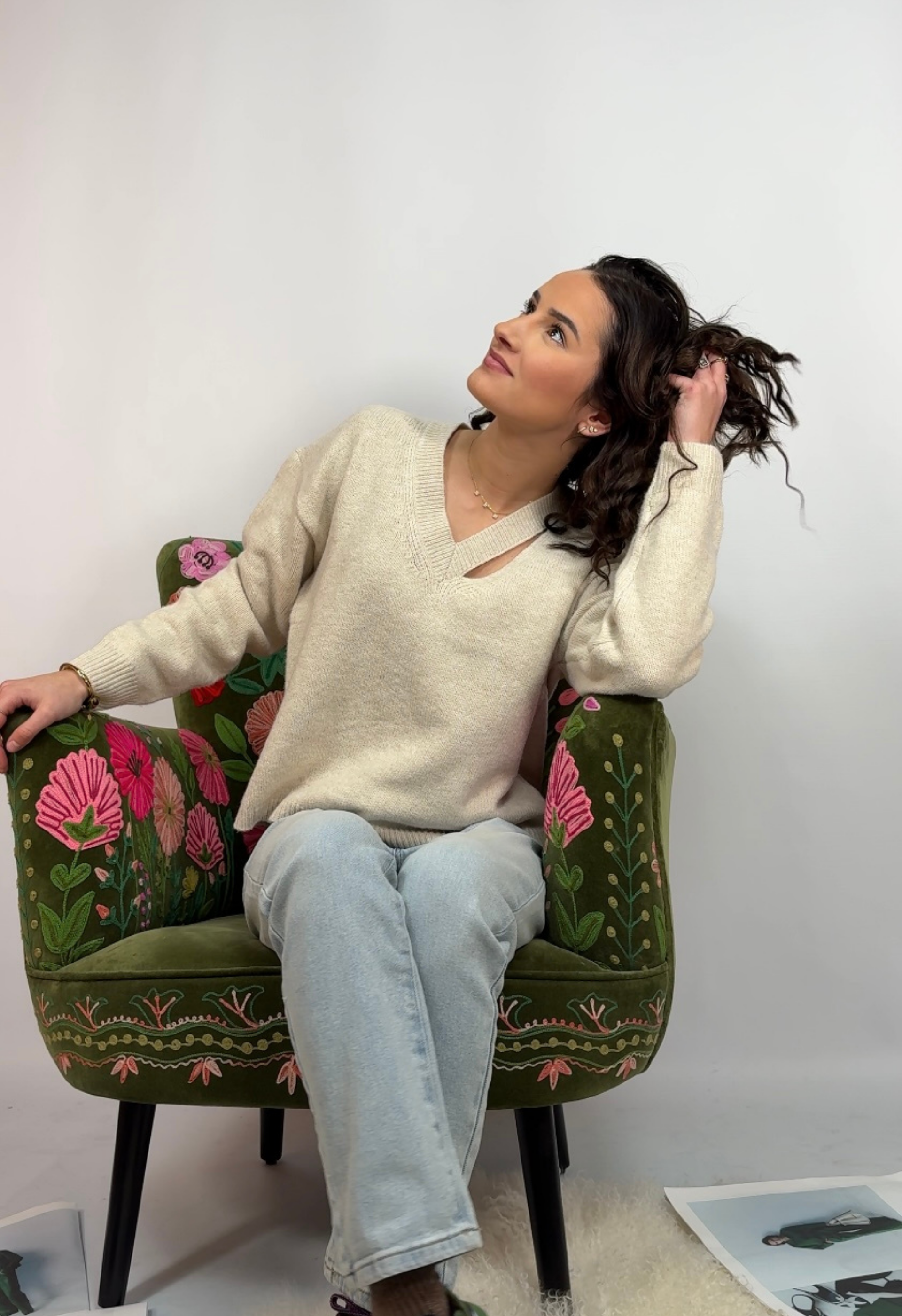 Pull Oria Beige