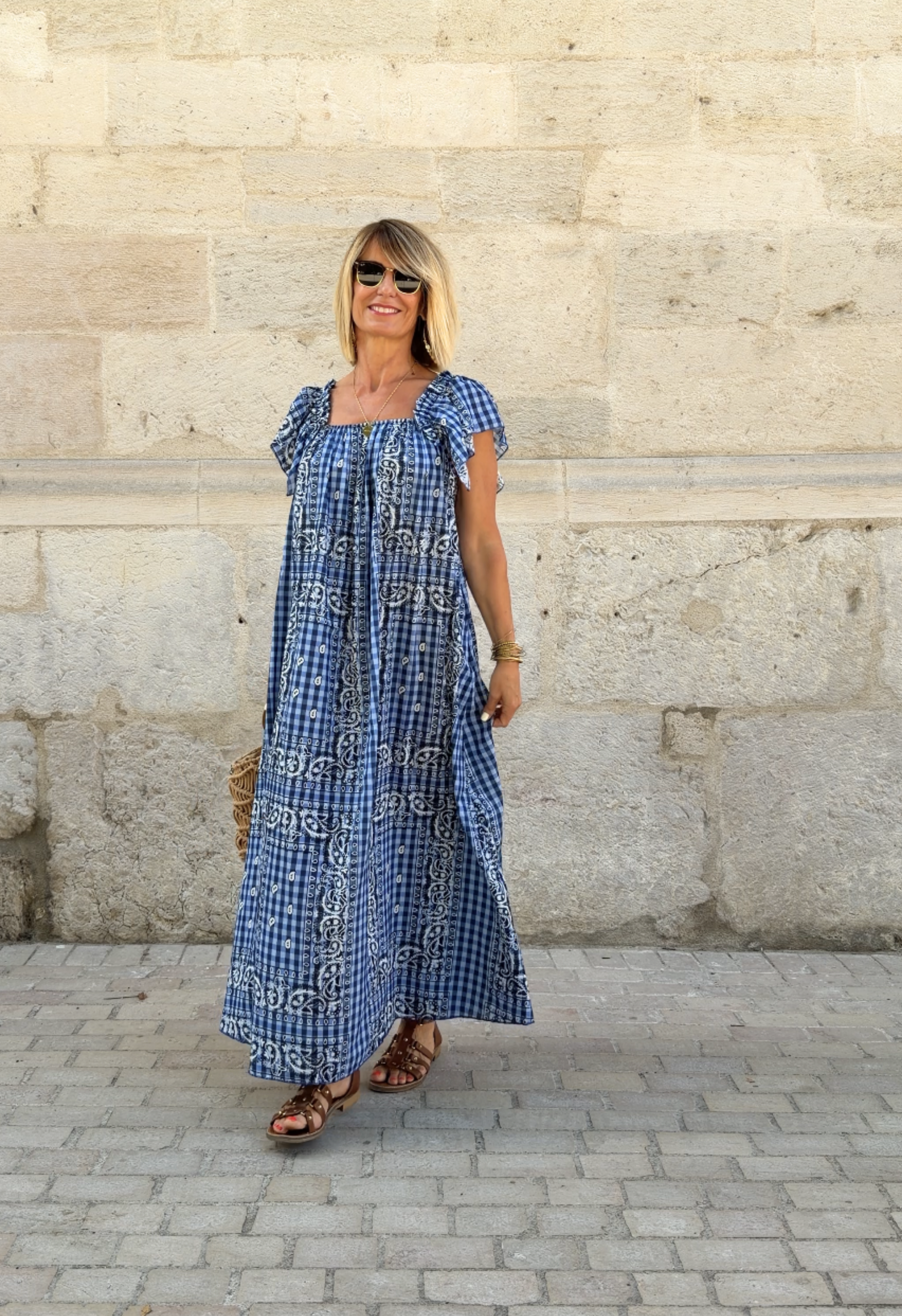 Robe Éléna Bleu