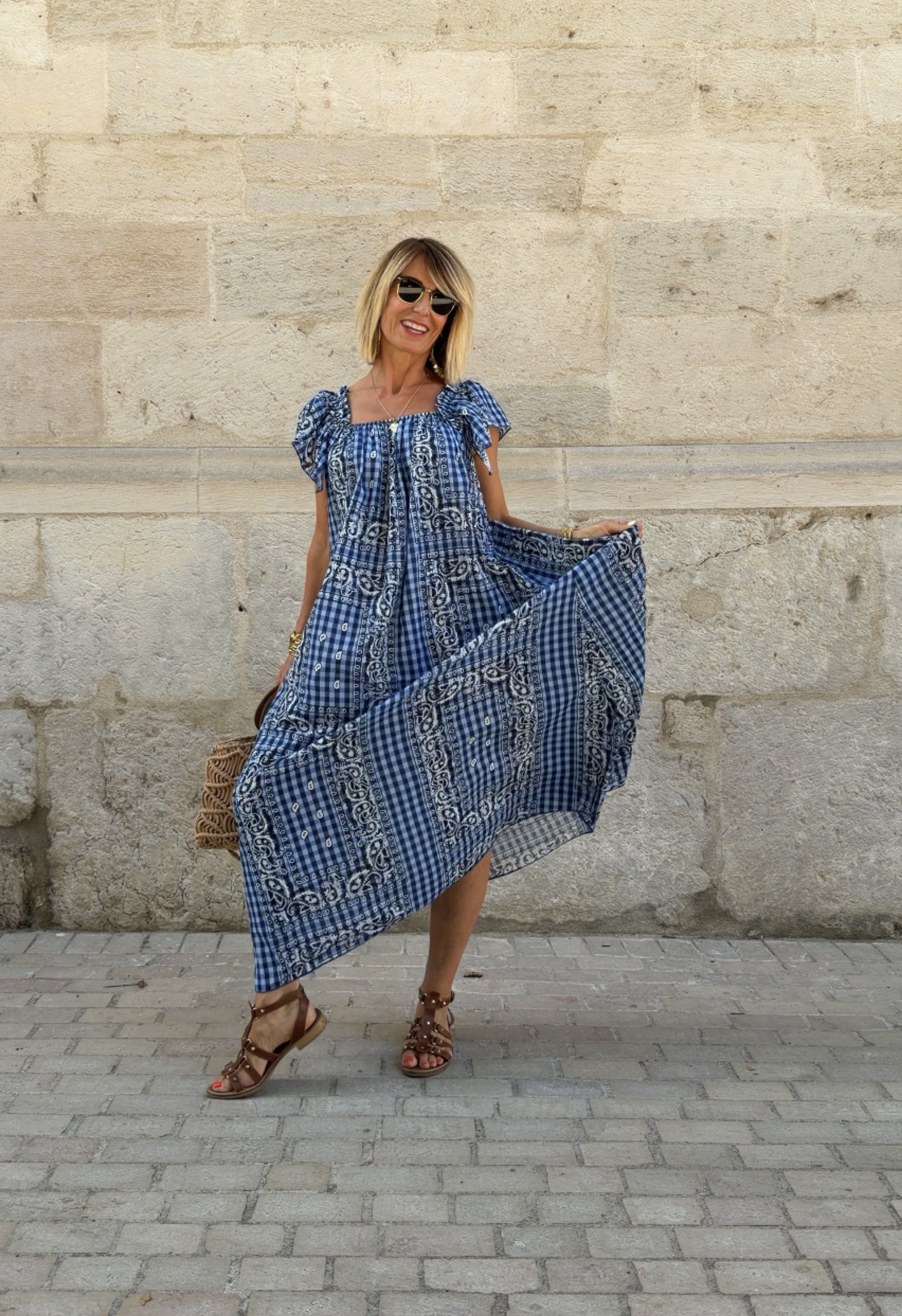 Robe Éléna Bleu