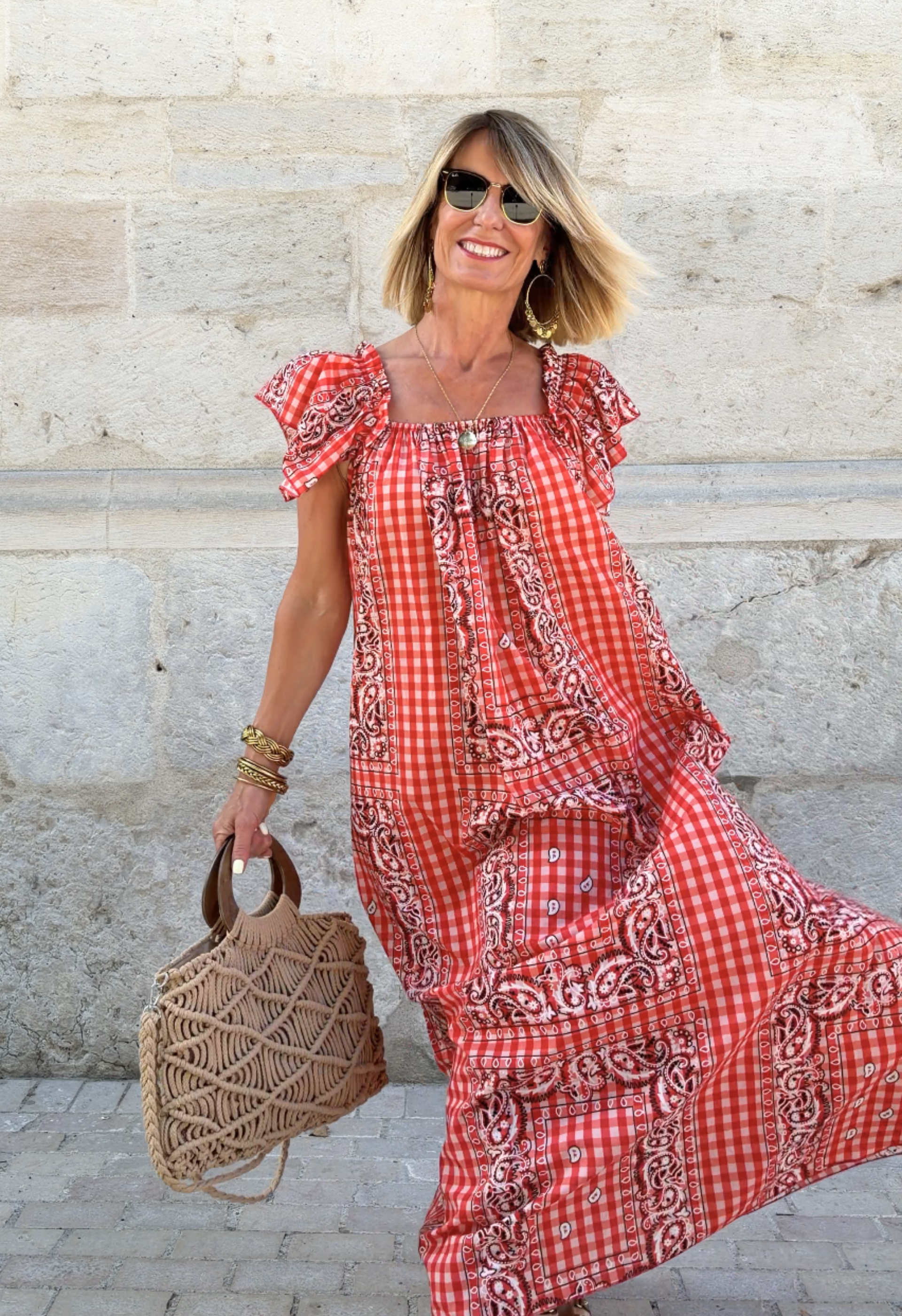 Robe Éléna Orange