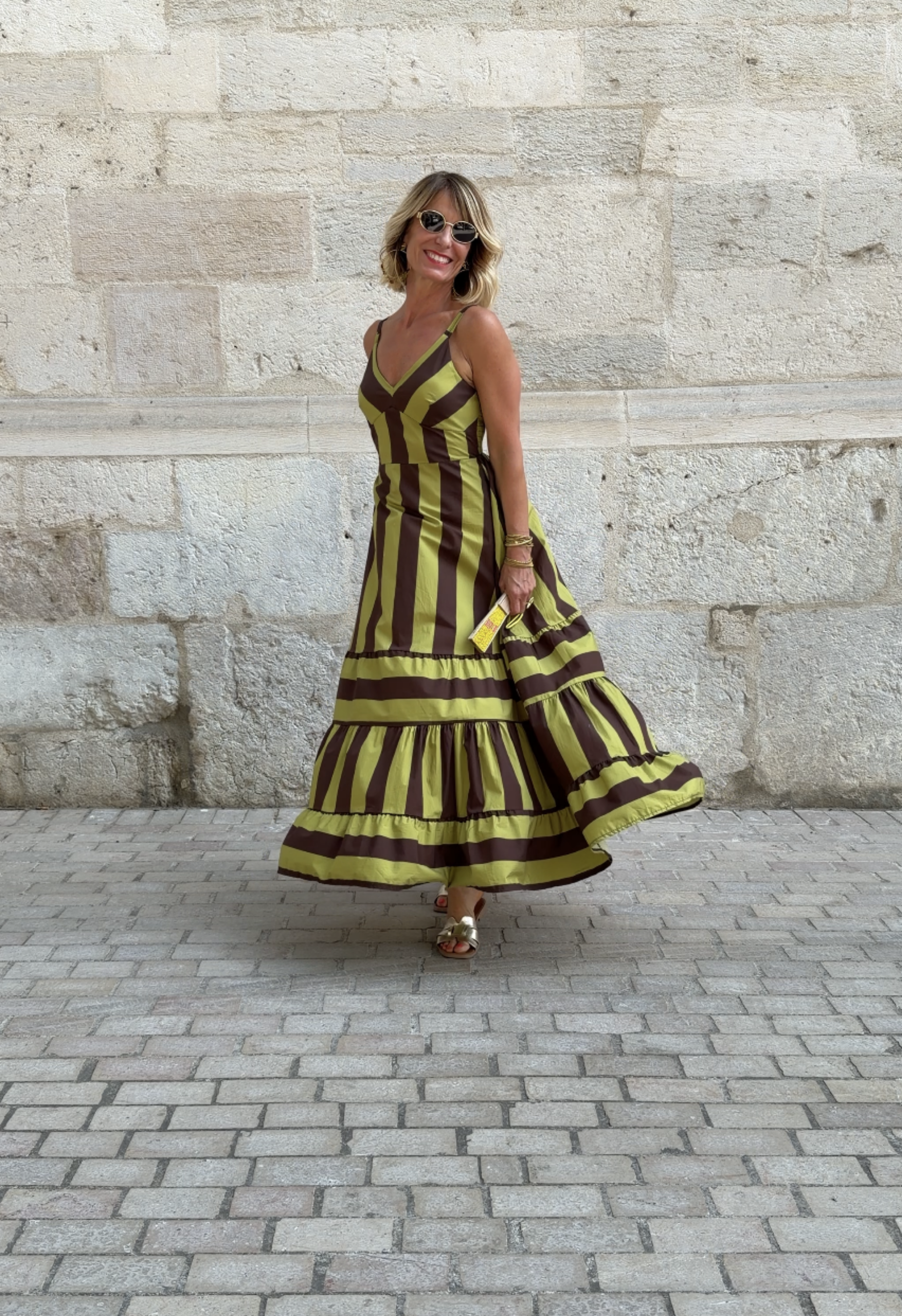 Robe Flore Verte