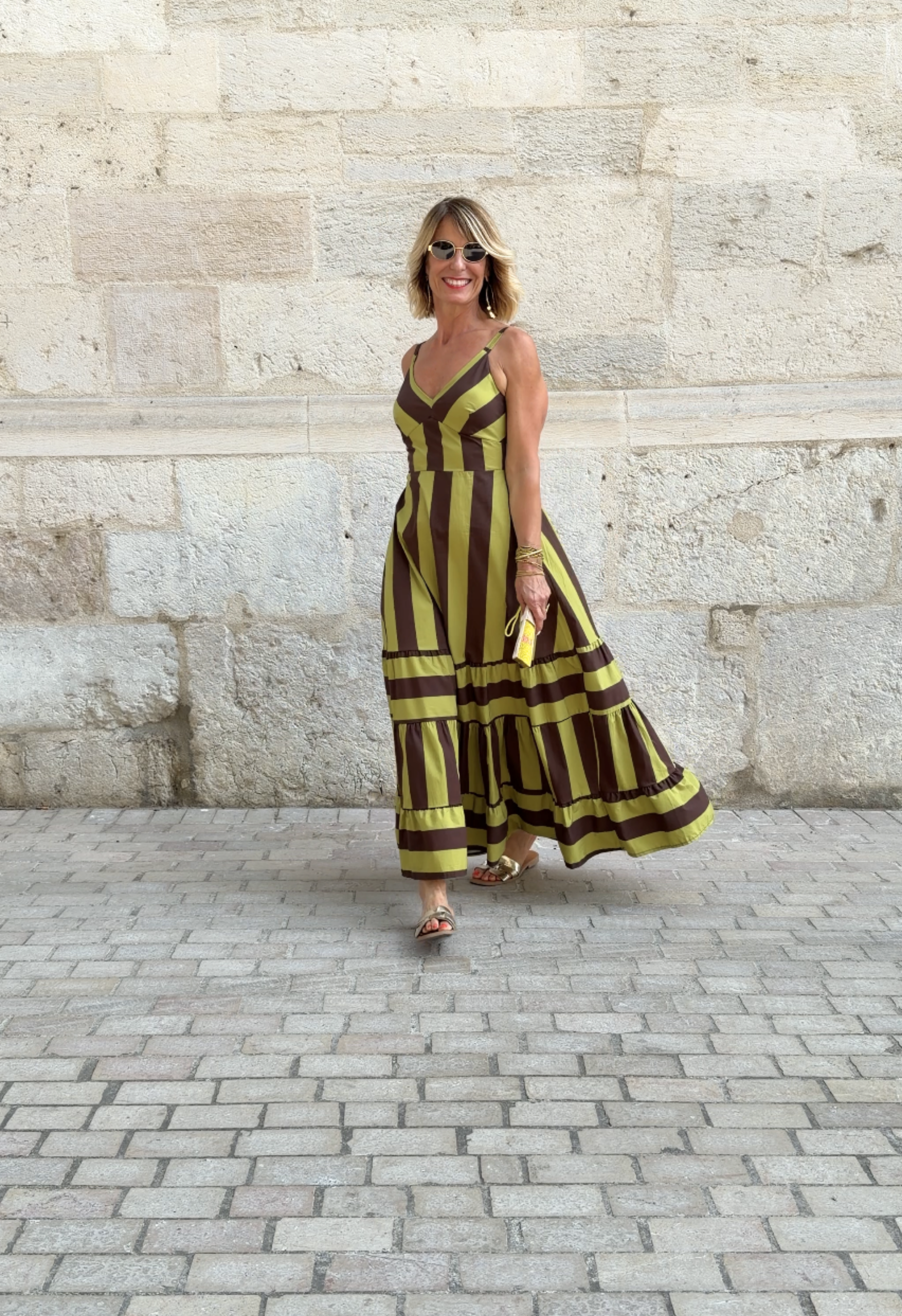 Robe Flore Verte