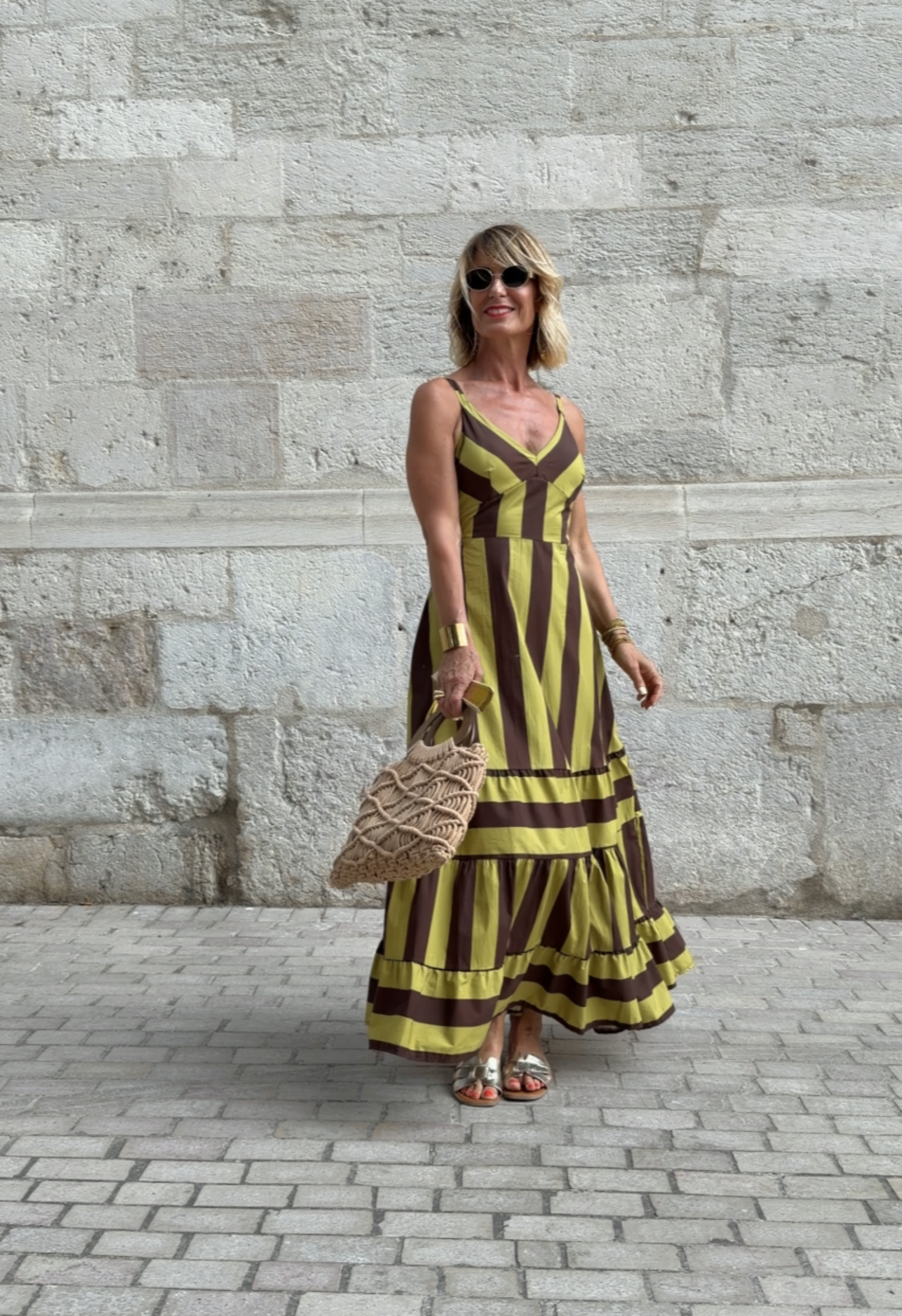 Robe Flore Verte
