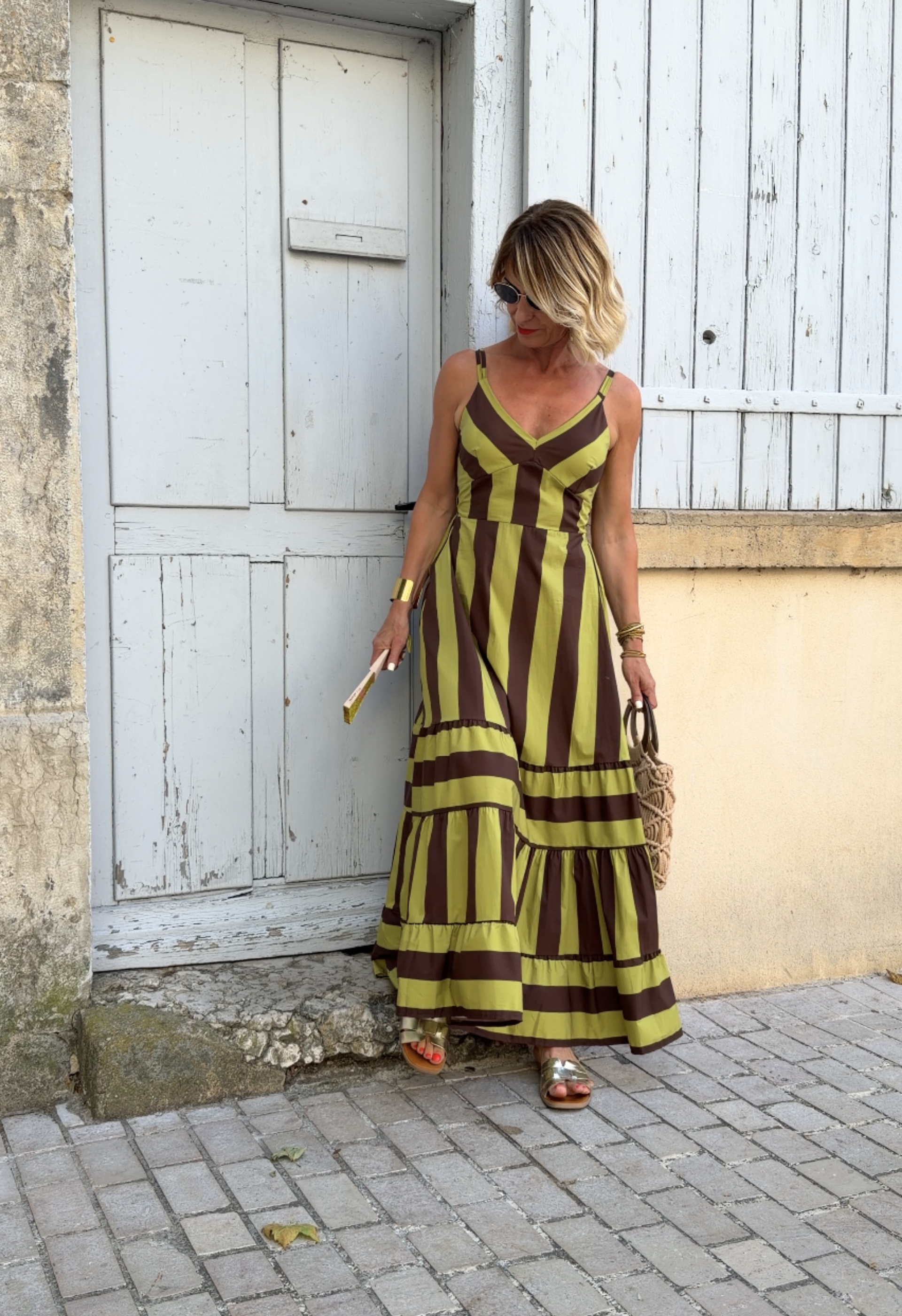 Robe Flore Verte