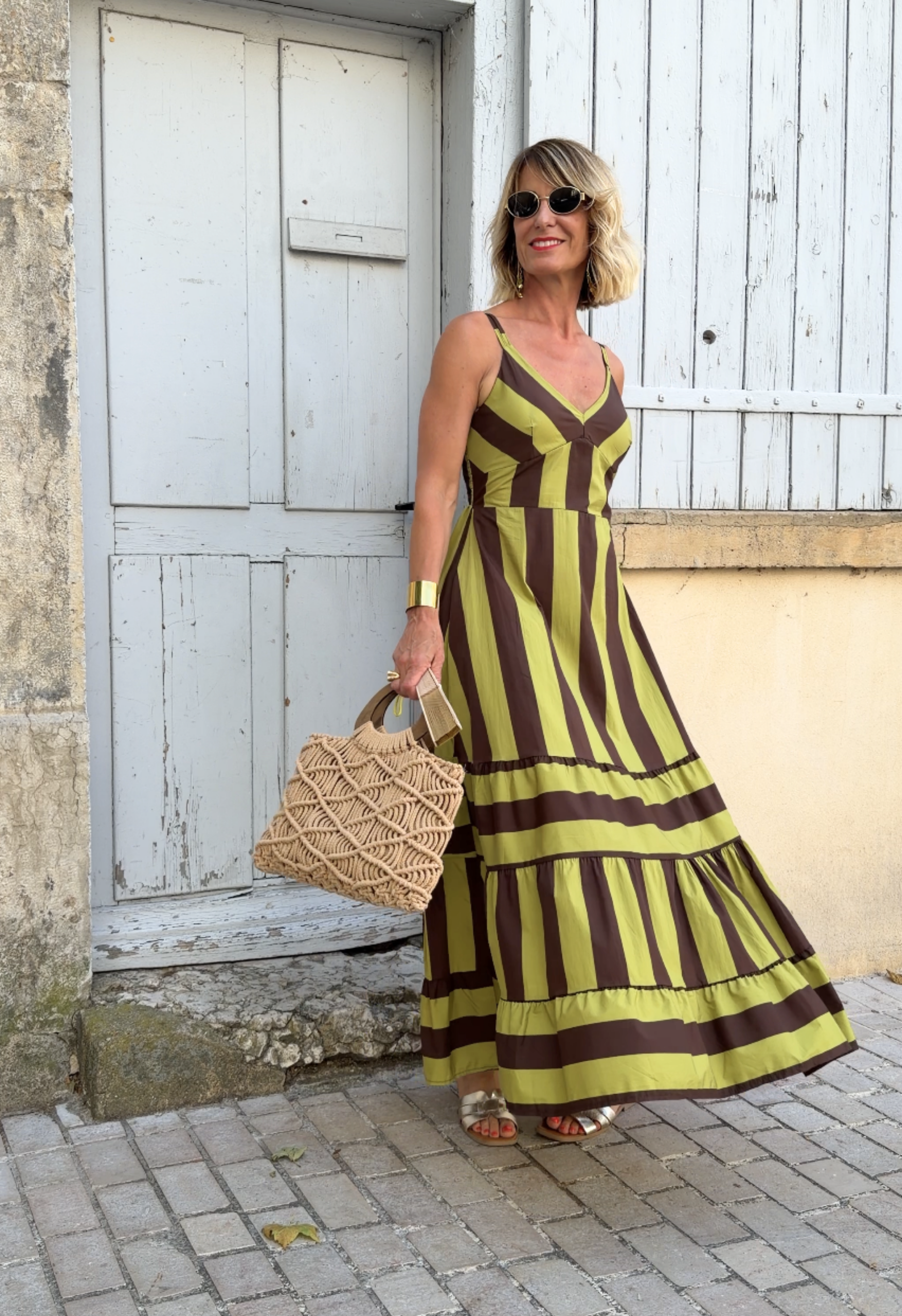 Robe Flore Verte