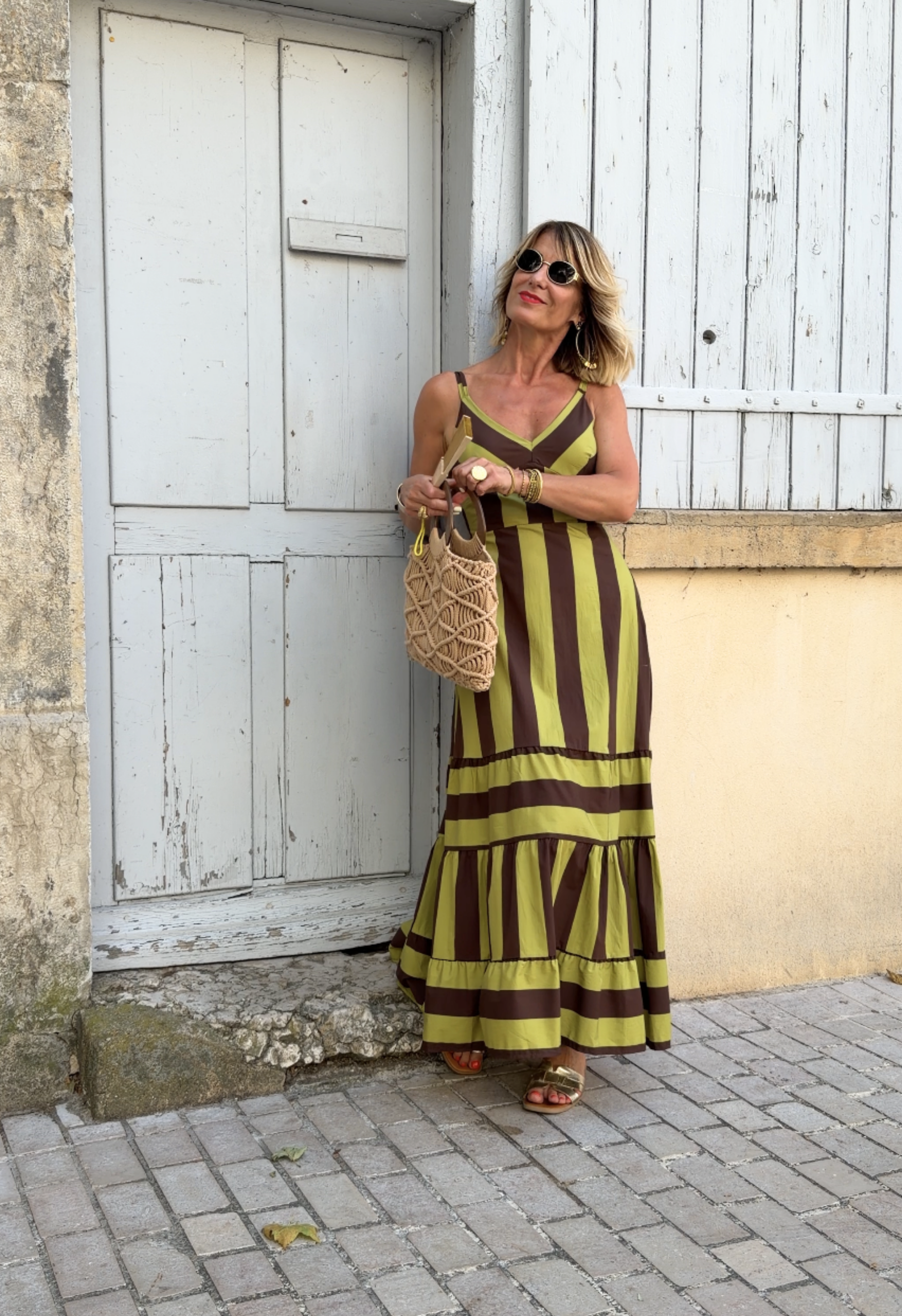 Robe Flore Verte
