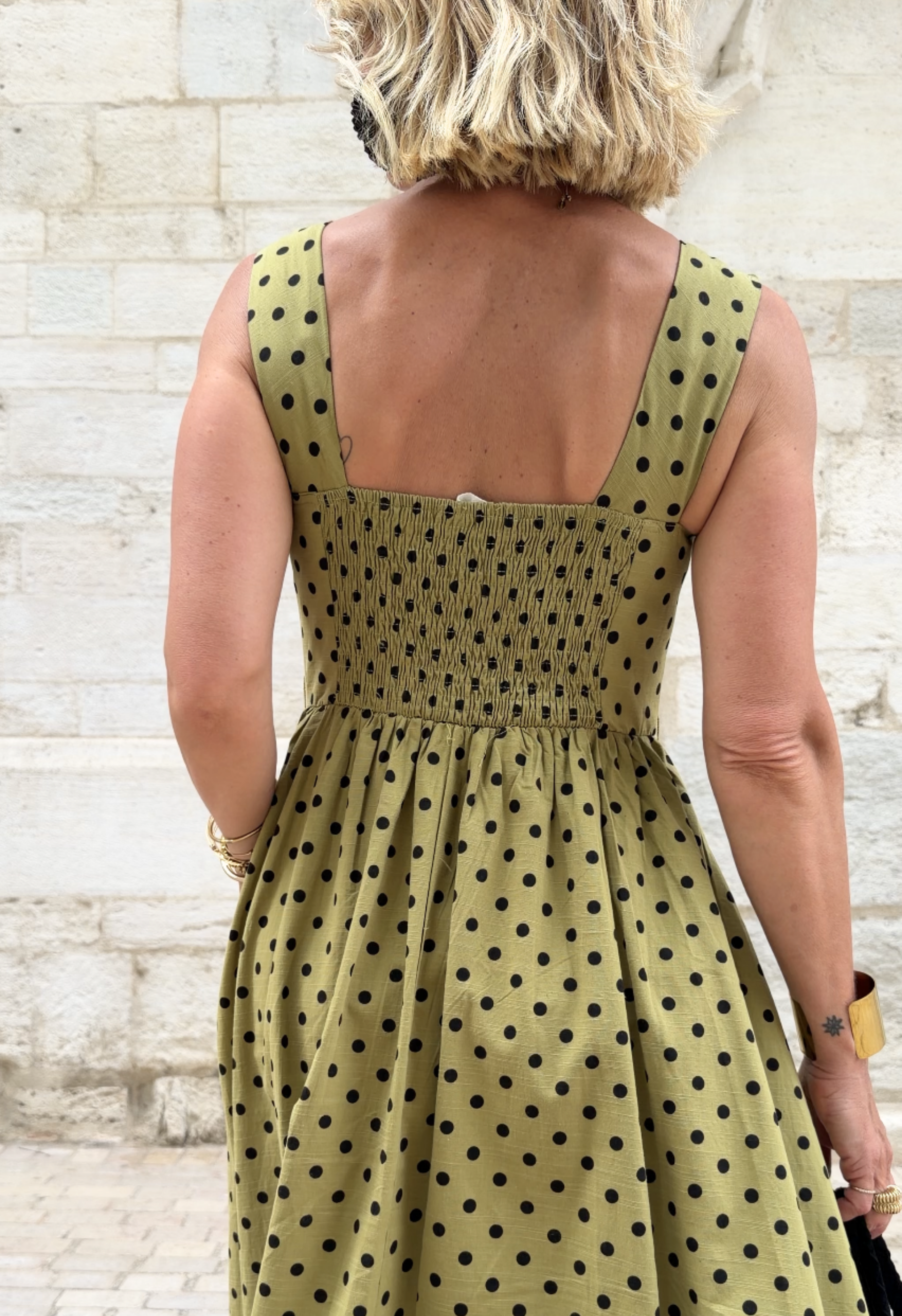 Robe Elvire kaki